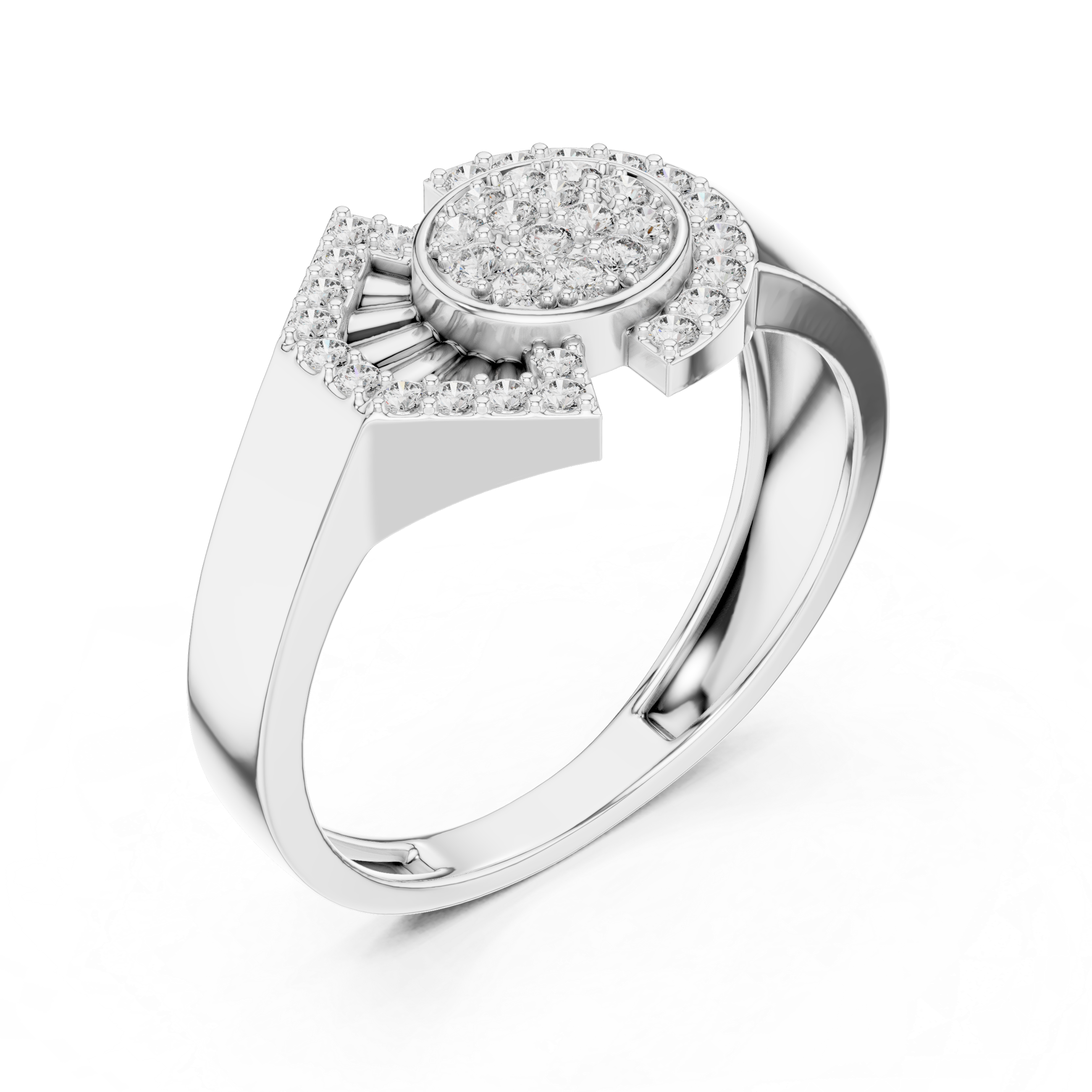 Circle of Light Diamond Ring