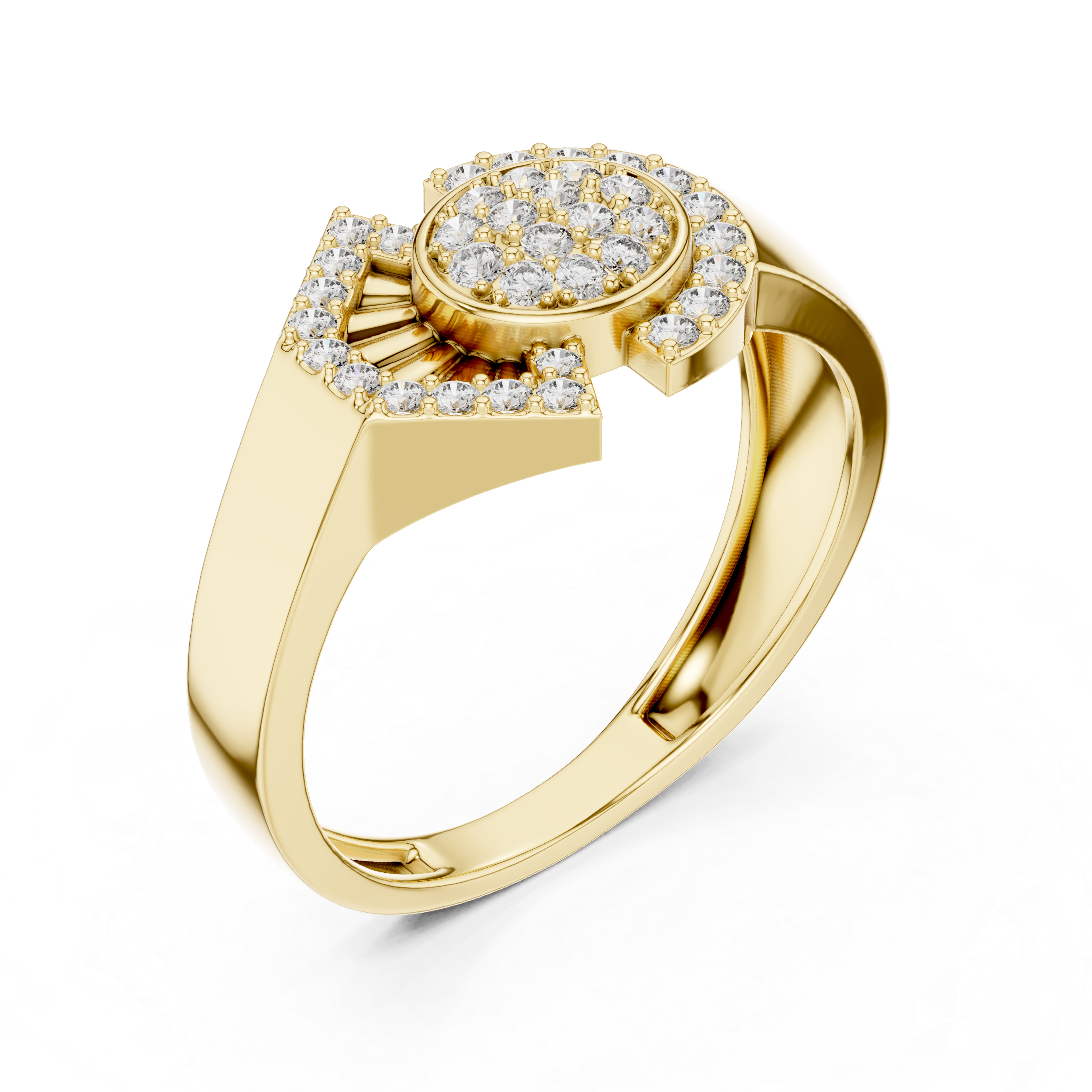 Circle of Light Diamond Ring