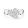 Radiant Threefold Diamond Ring