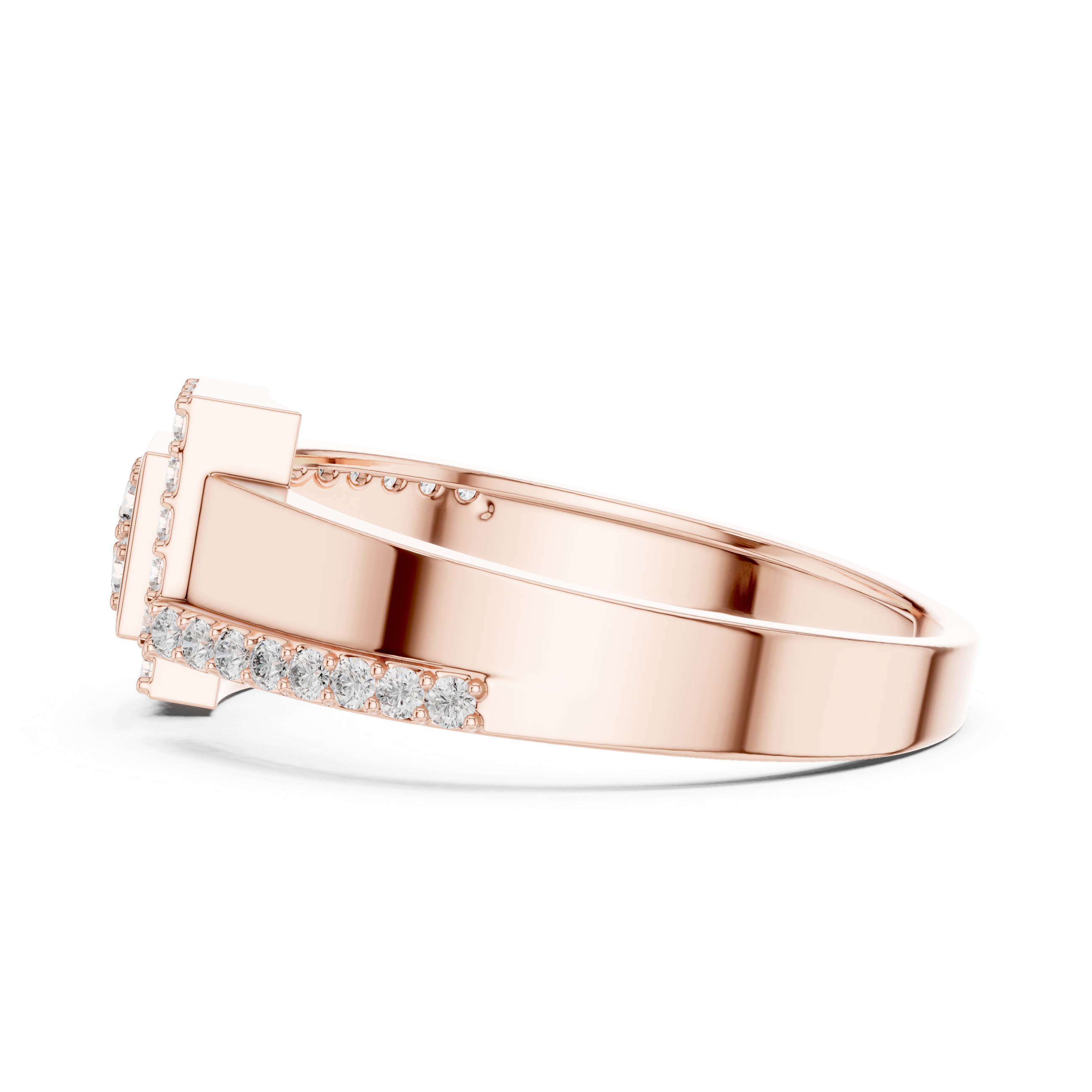 Classic Meets Modern Rose Gold Ring