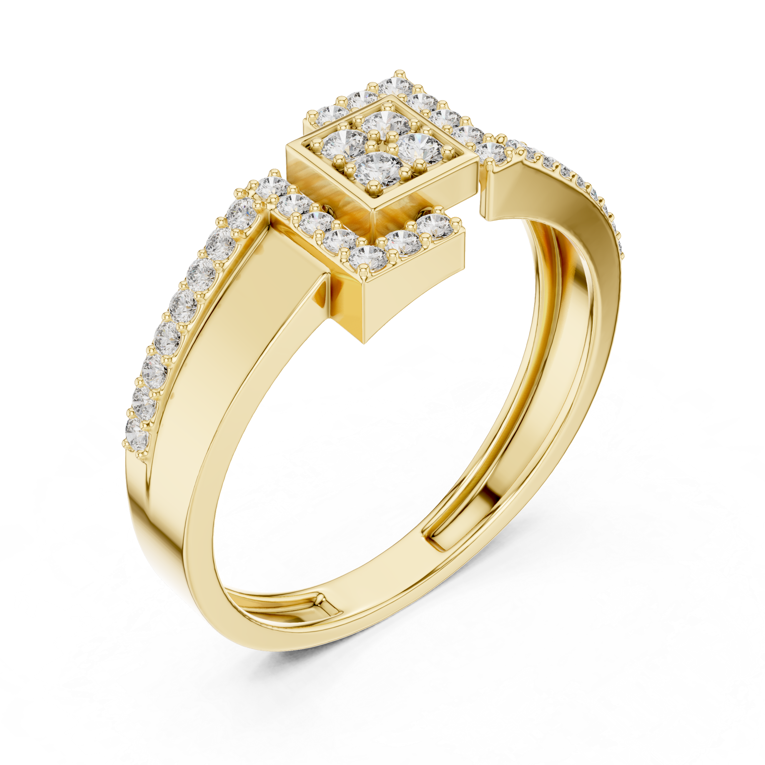 Classic Meets Modern Rose Gold Ring
