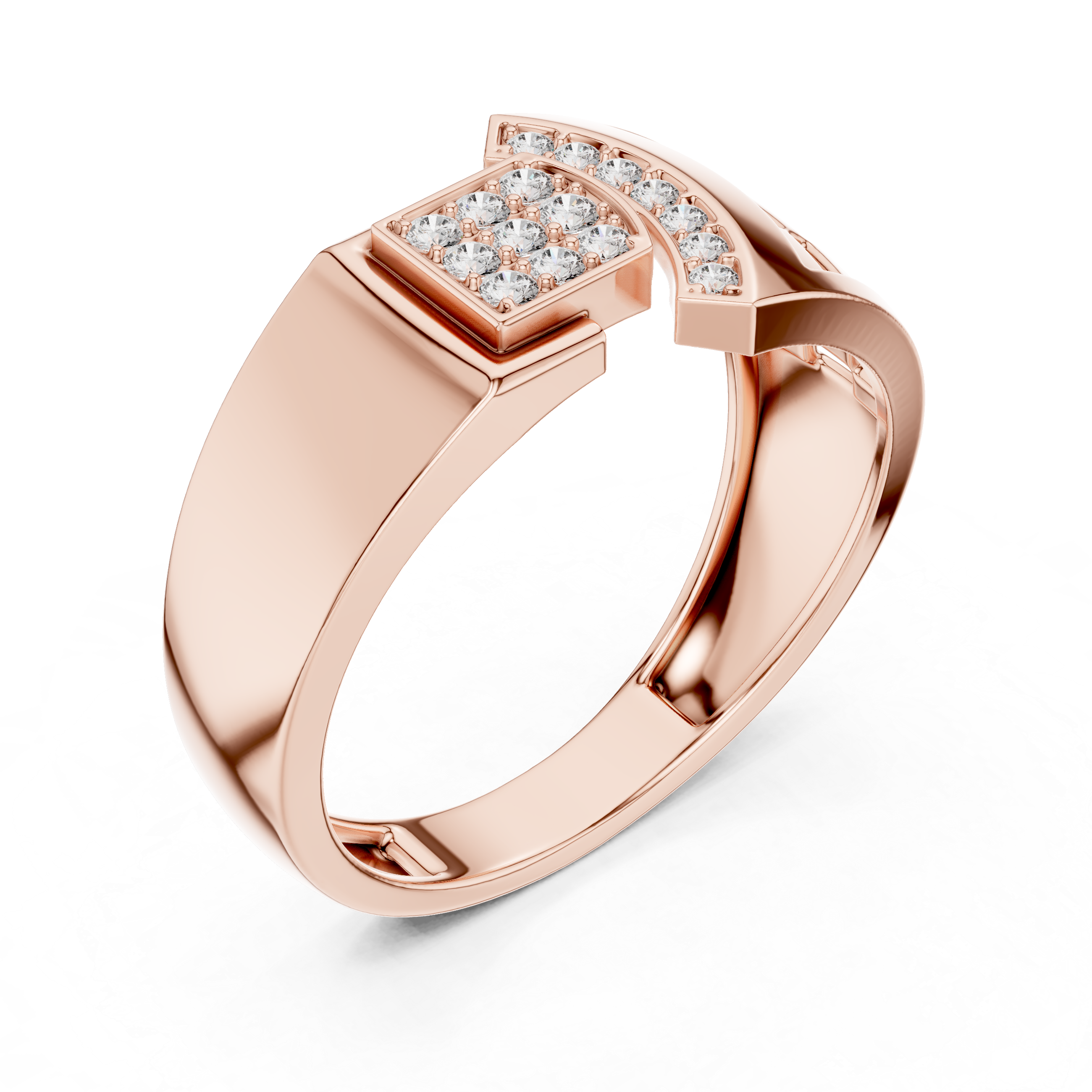 Golden Arc Majesty Ring