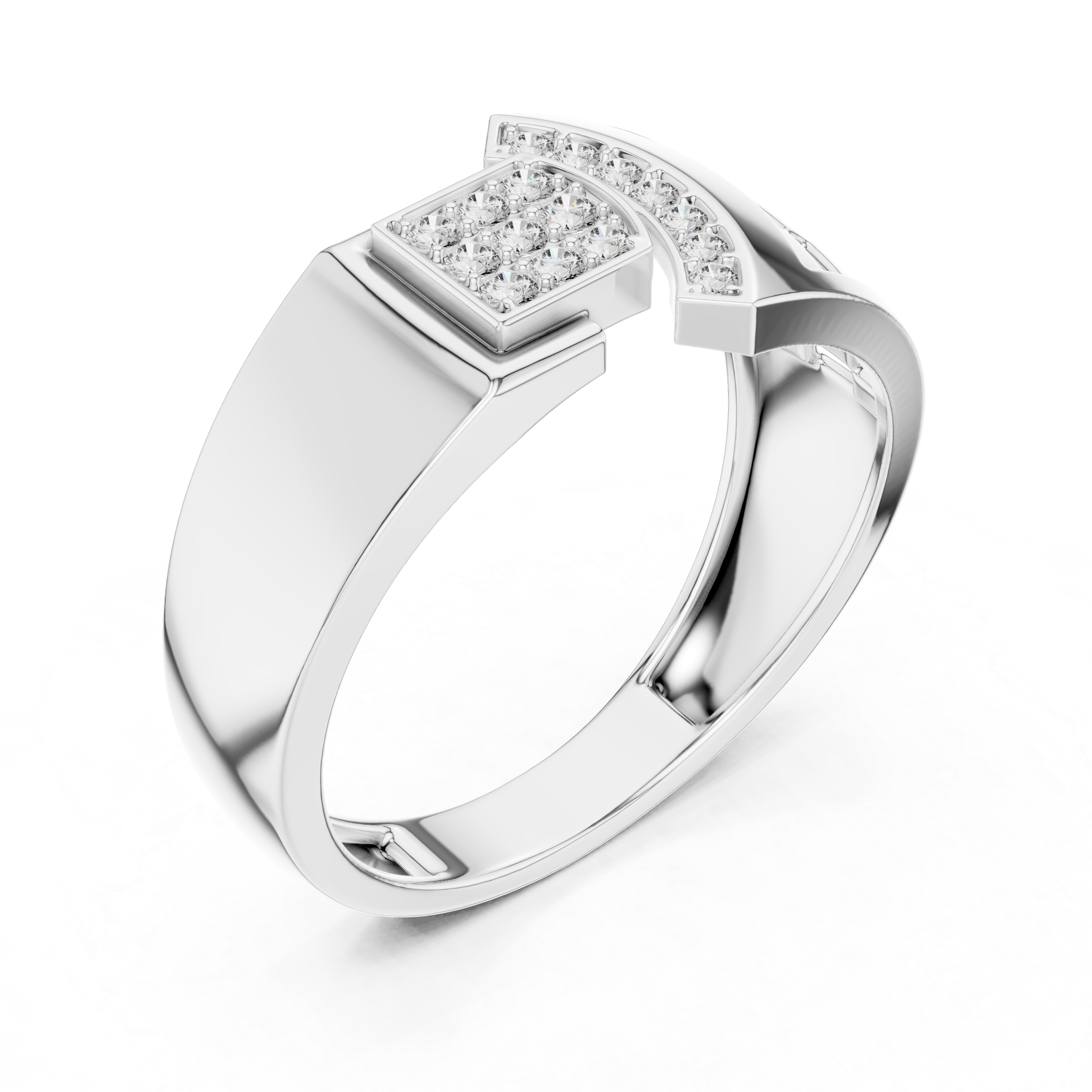 Golden Arc Majesty Ring