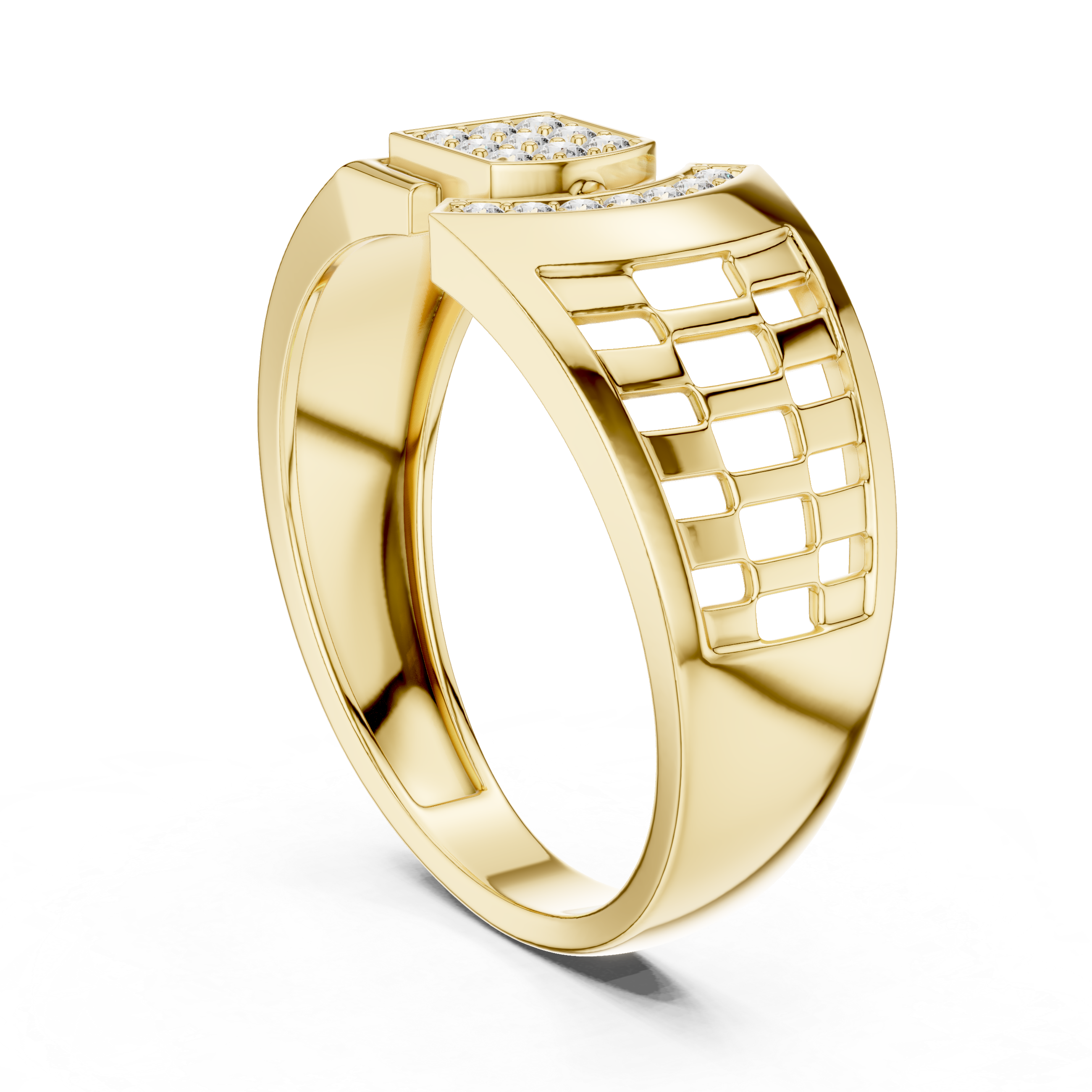 Golden Arc Majesty Ring