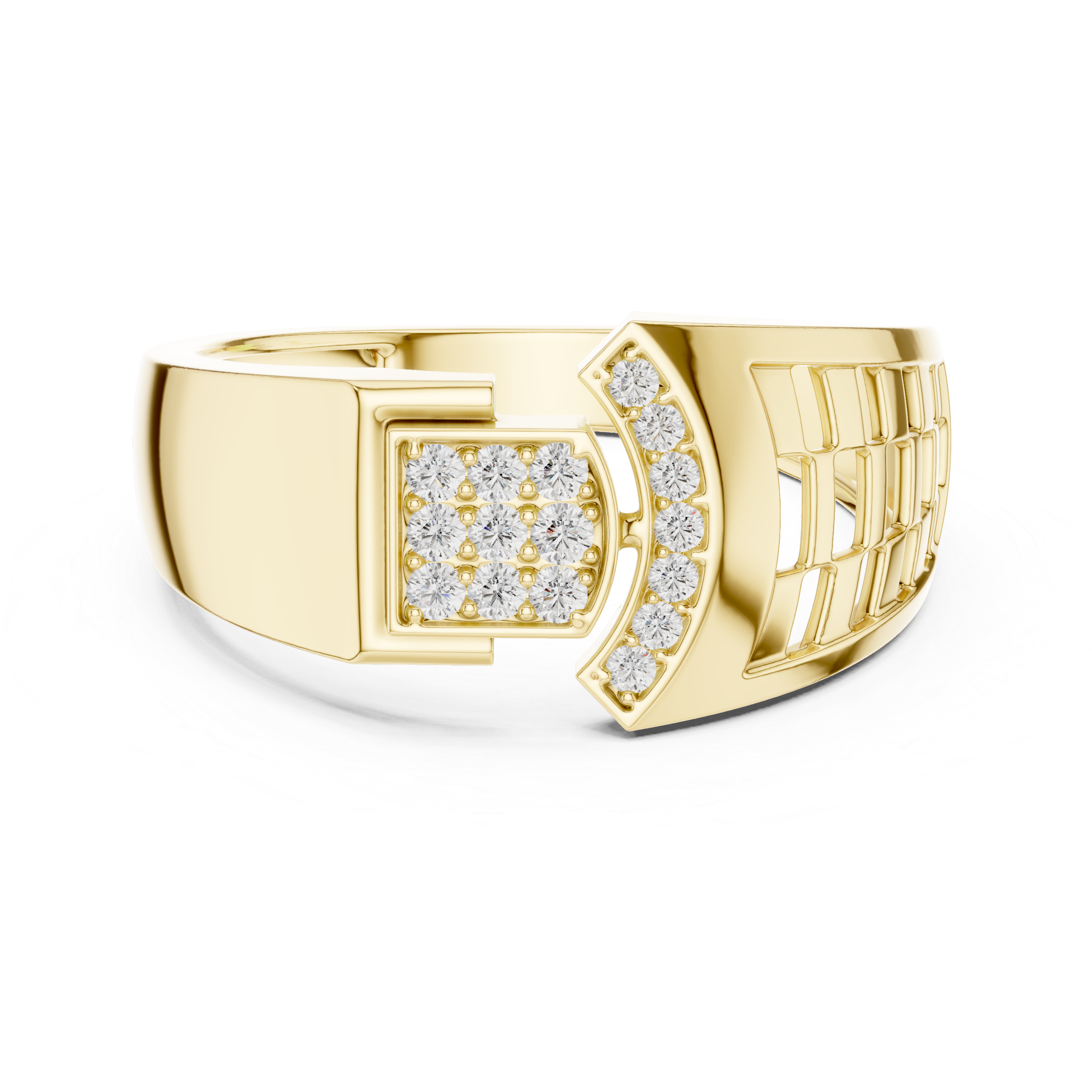 Golden Arc Majesty Ring