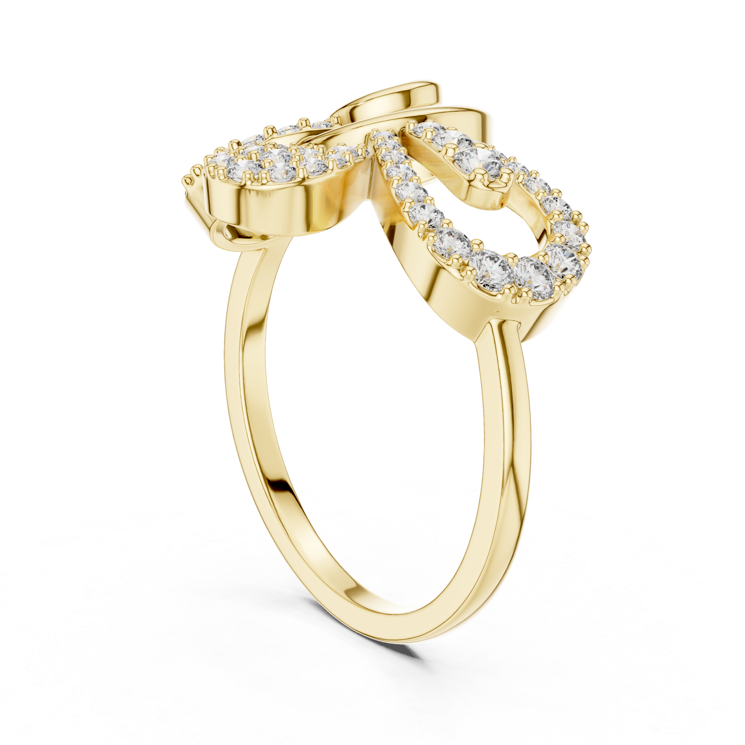 Enchanted Petal Diamond Ring