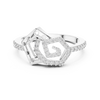 Radiant Shield Diamond Ring