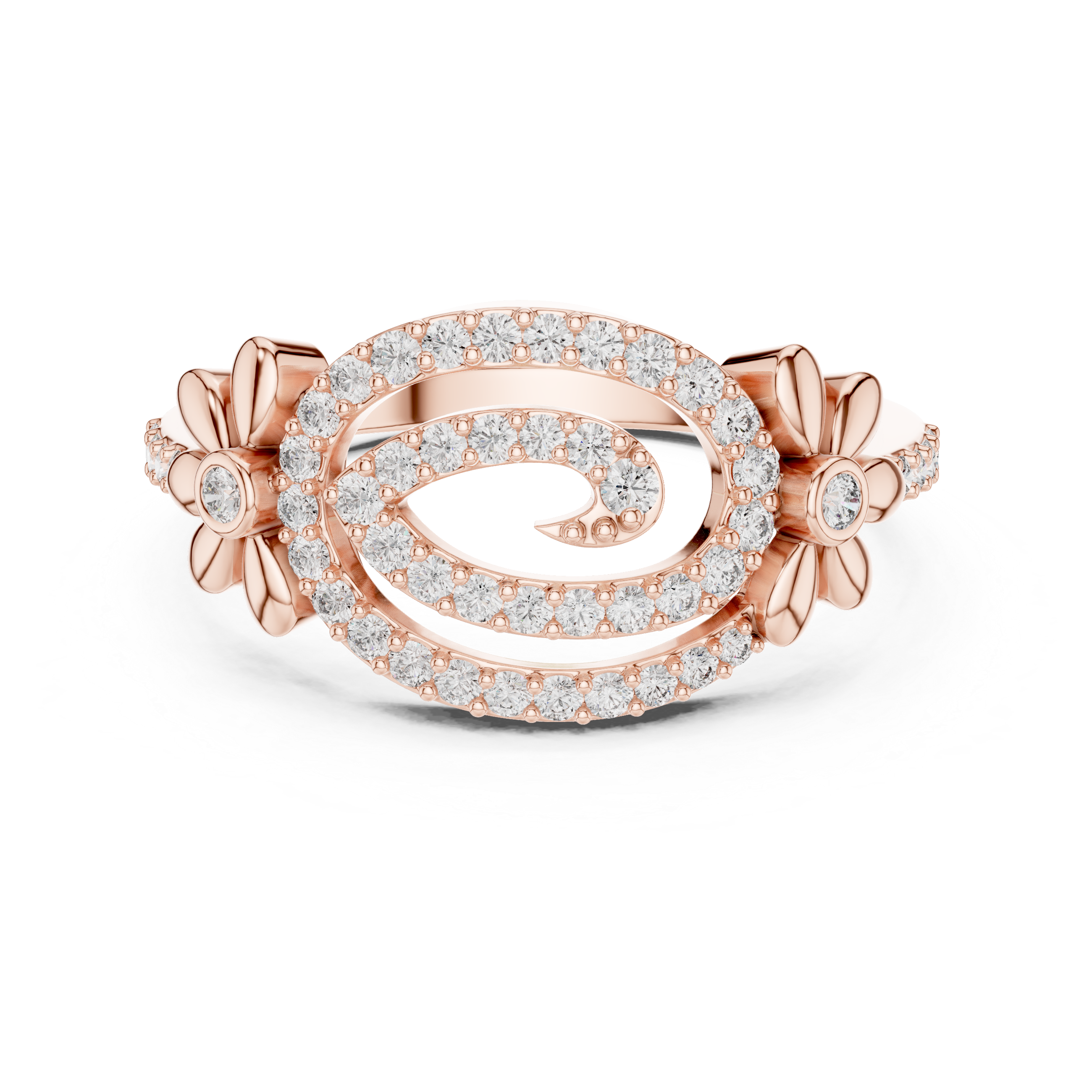 Golden Bloom Promise Ring
