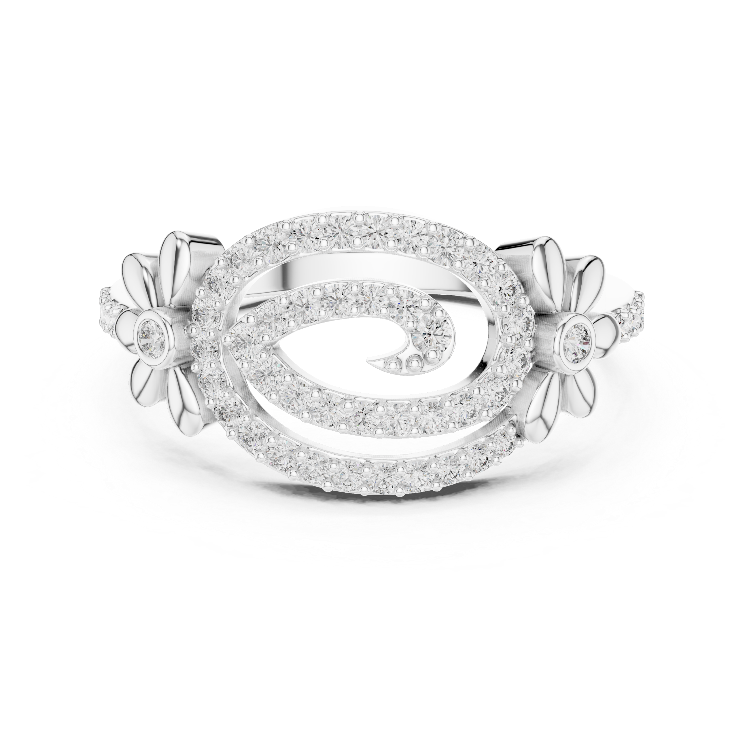 Golden Bloom Promise Ring