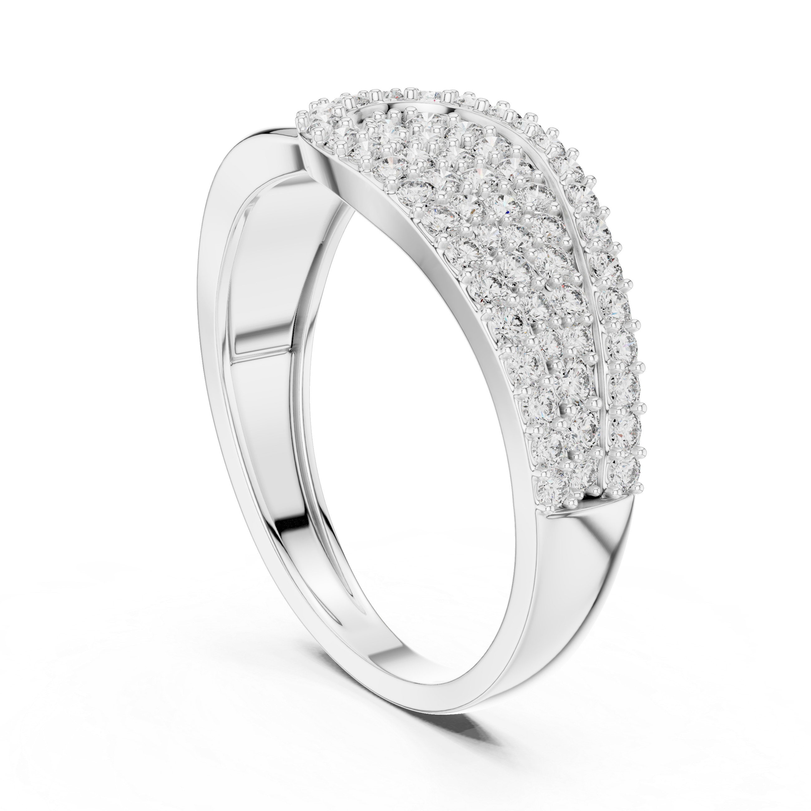 Rose Radiance Pavé Ring