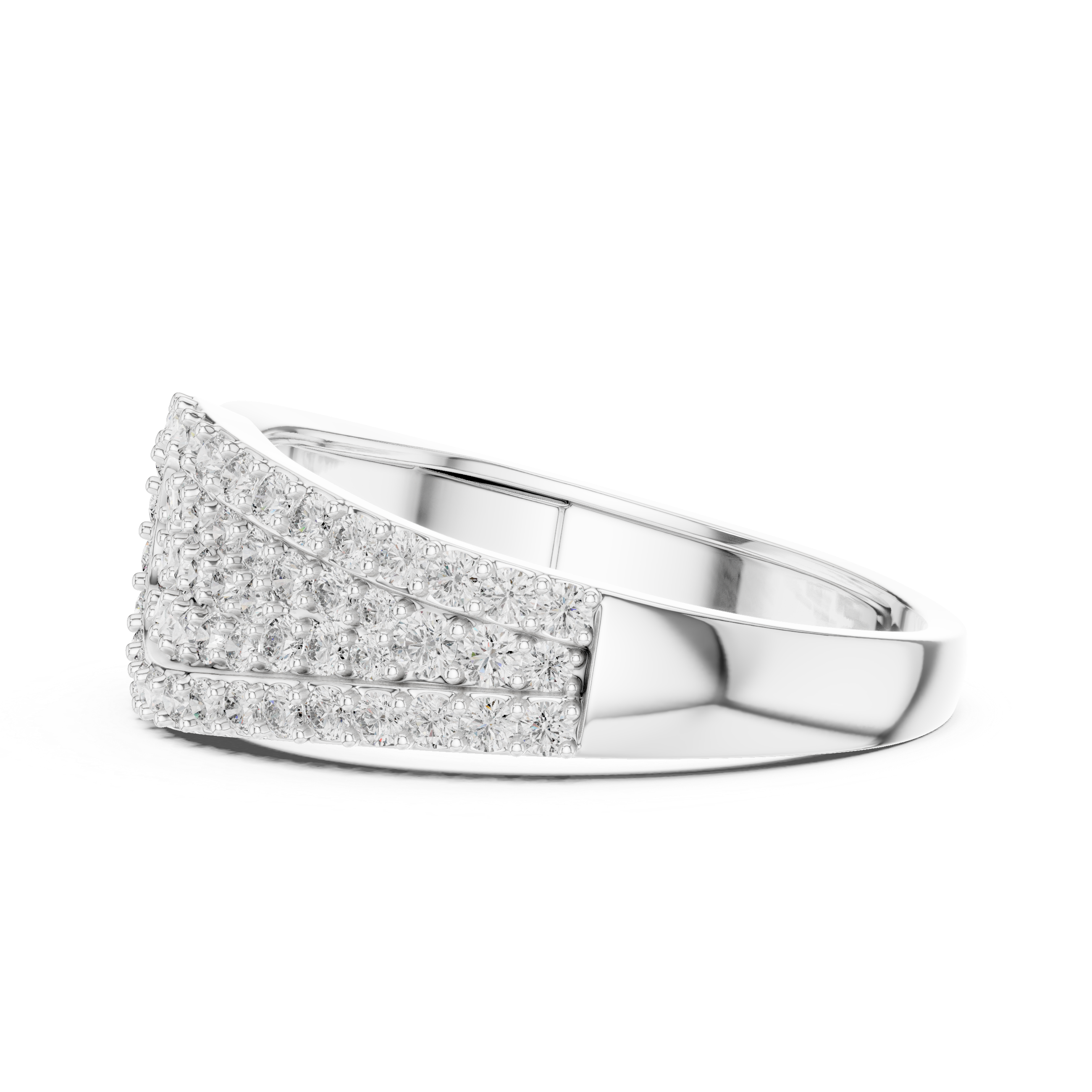 Rose Radiance Pavé Ring
