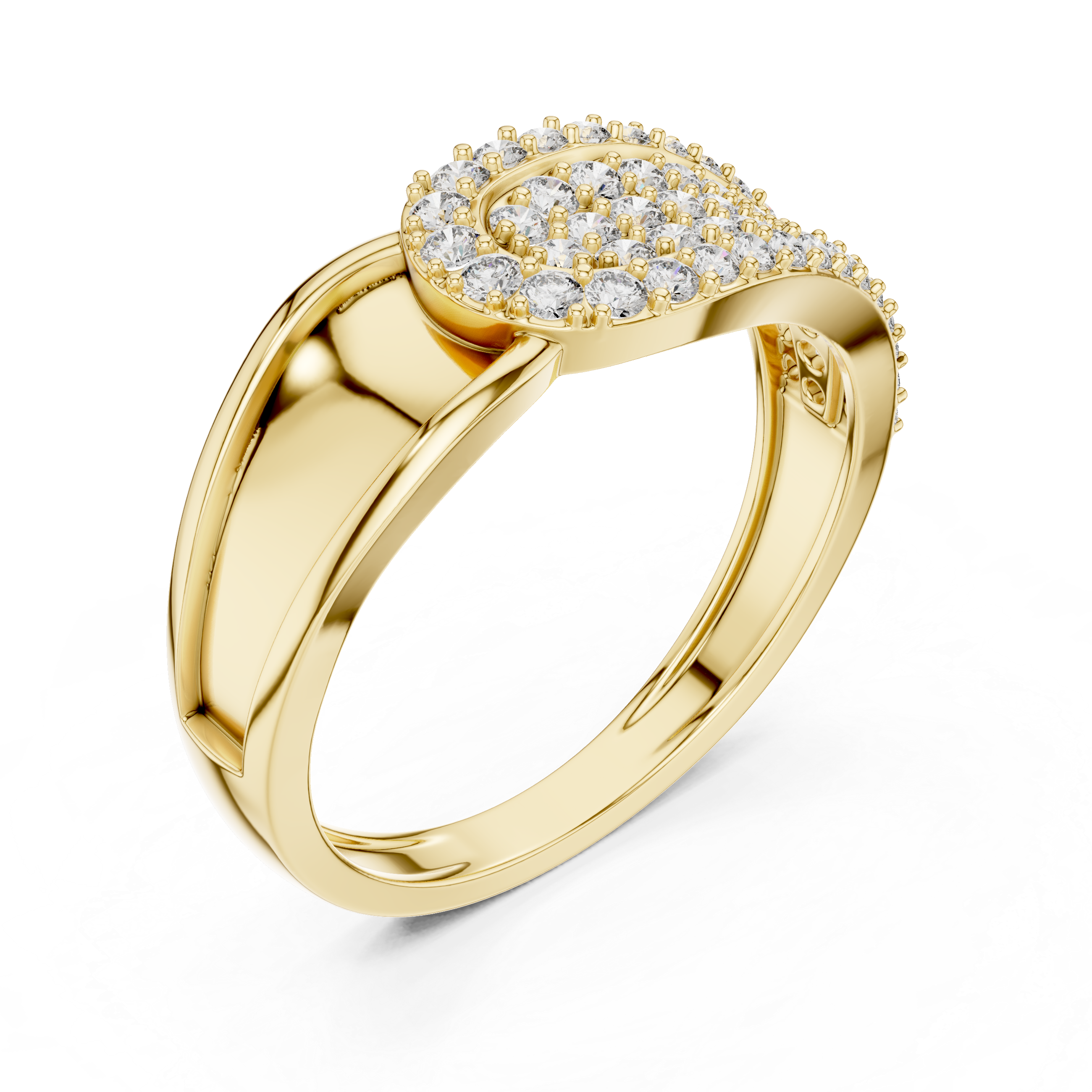 Rose Radiance Pavé Ring