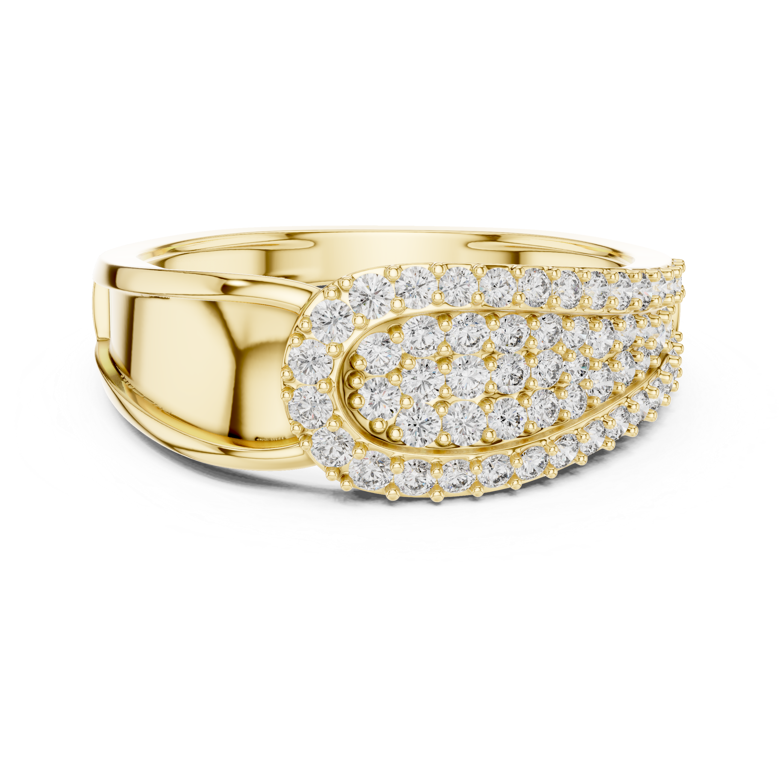 Rose Radiance Pavé Ring