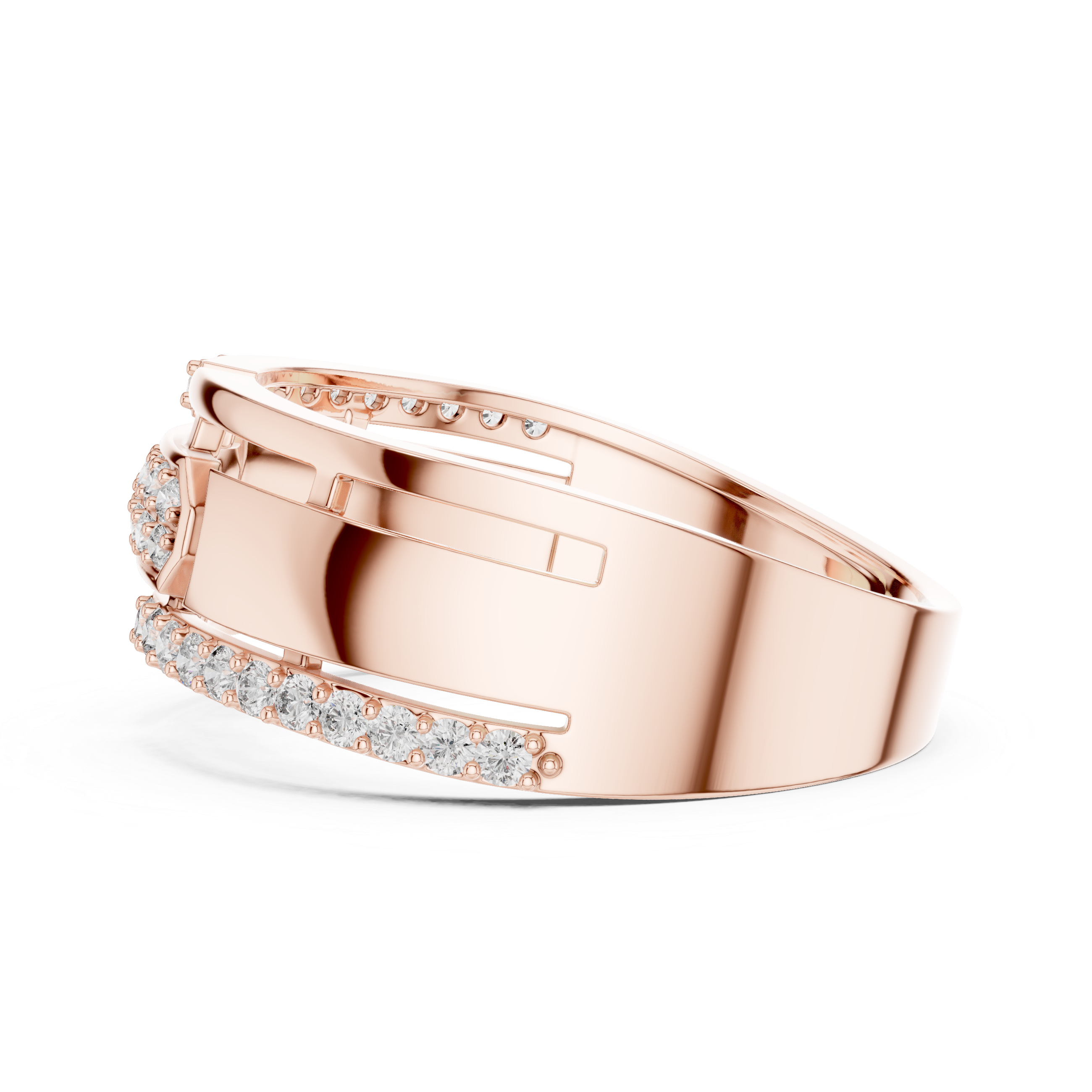 Diamond Link Rose Band