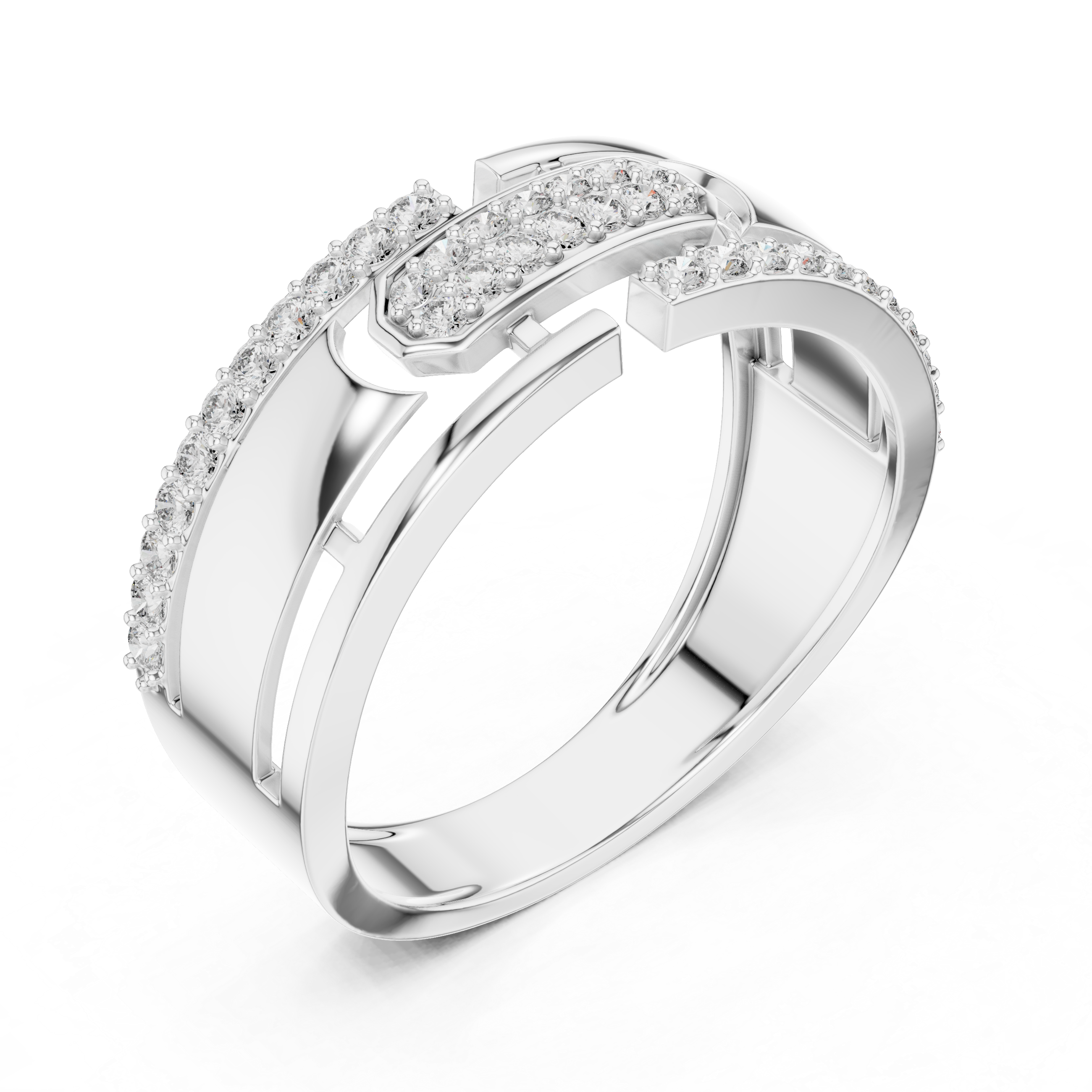 Diamond Link Rose Band