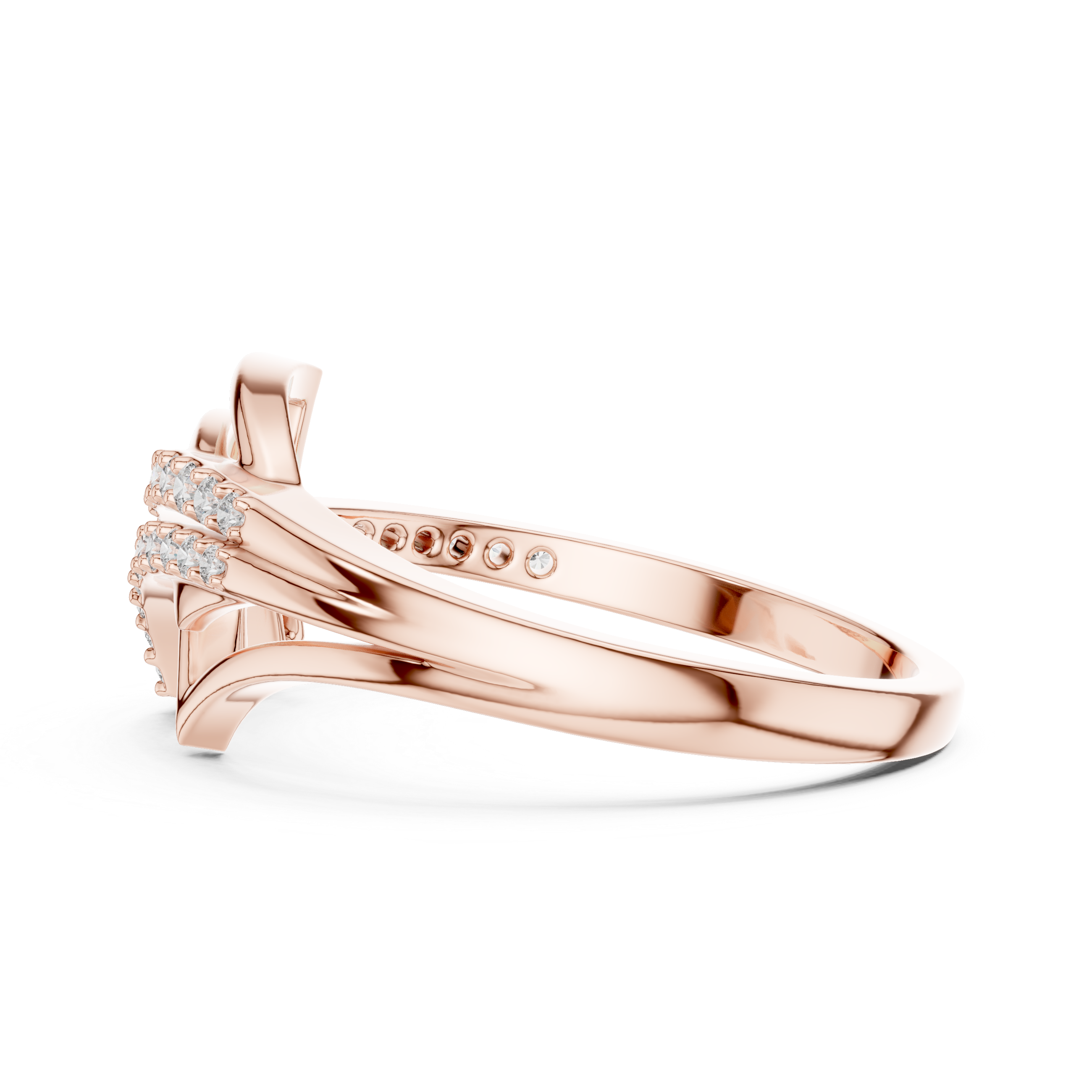 Golden Bloom Diamond Ring
