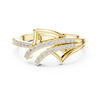 Golden Bloom Diamond Ring