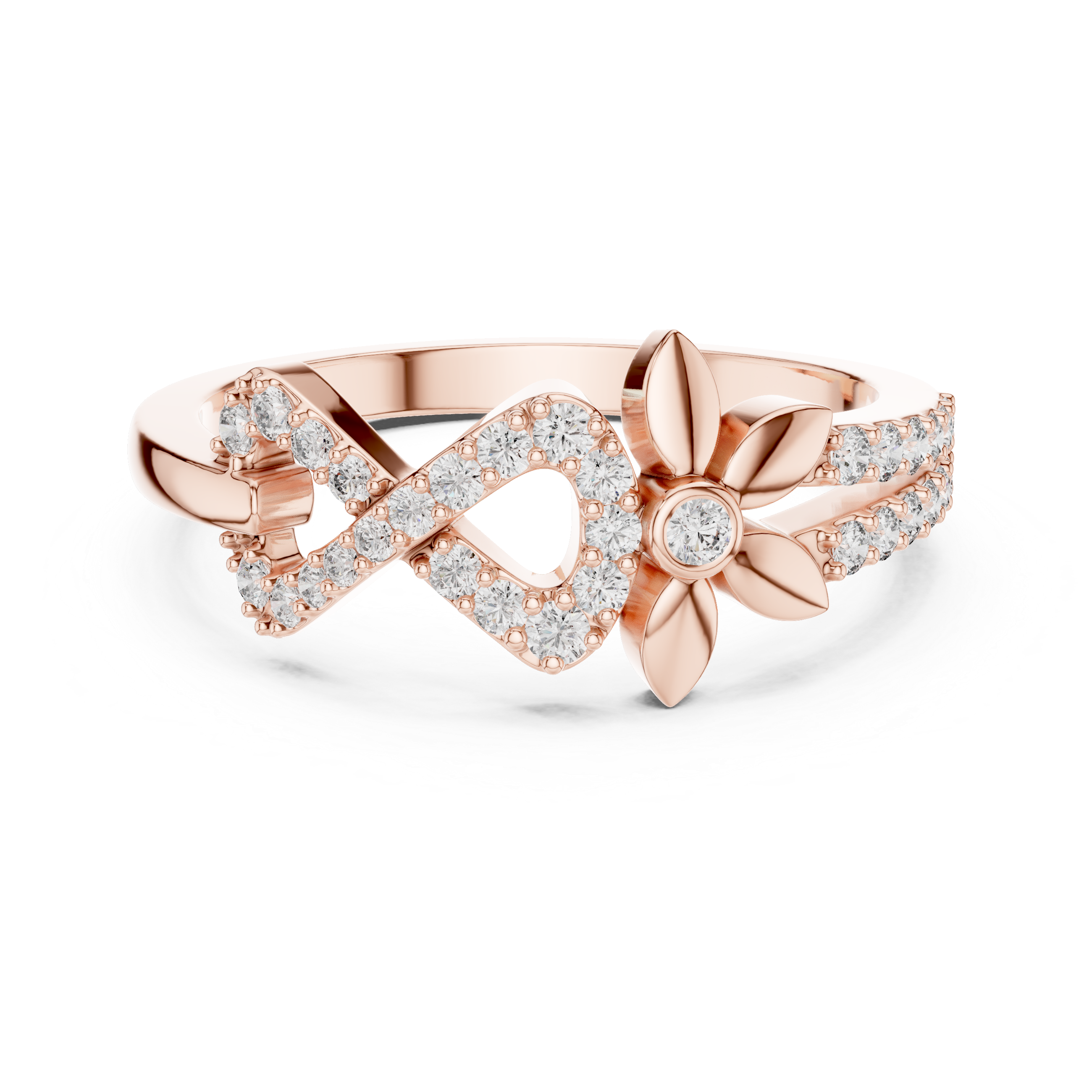 Diamond Enchanted Bow Ring