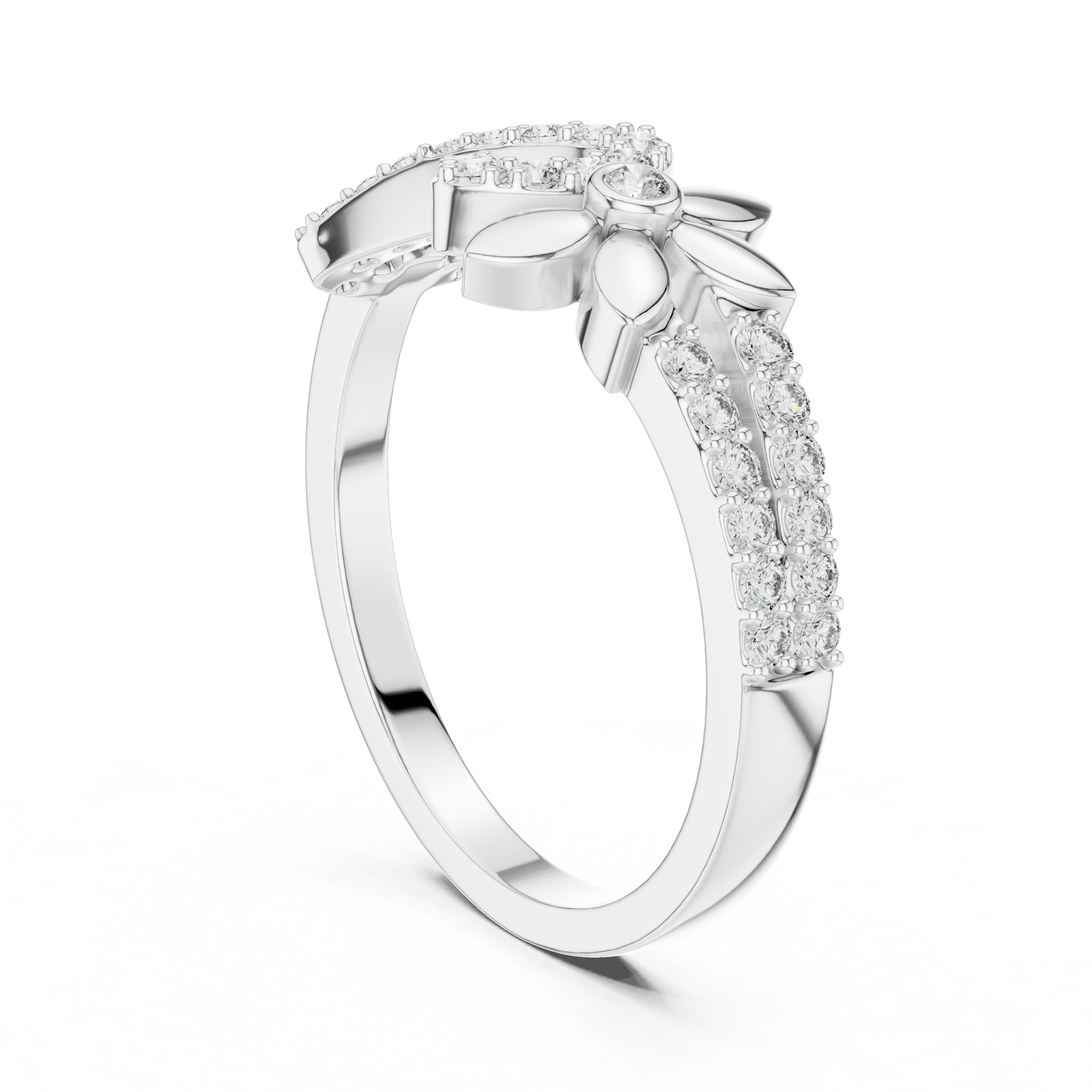 Diamond Enchanted Bow Ring