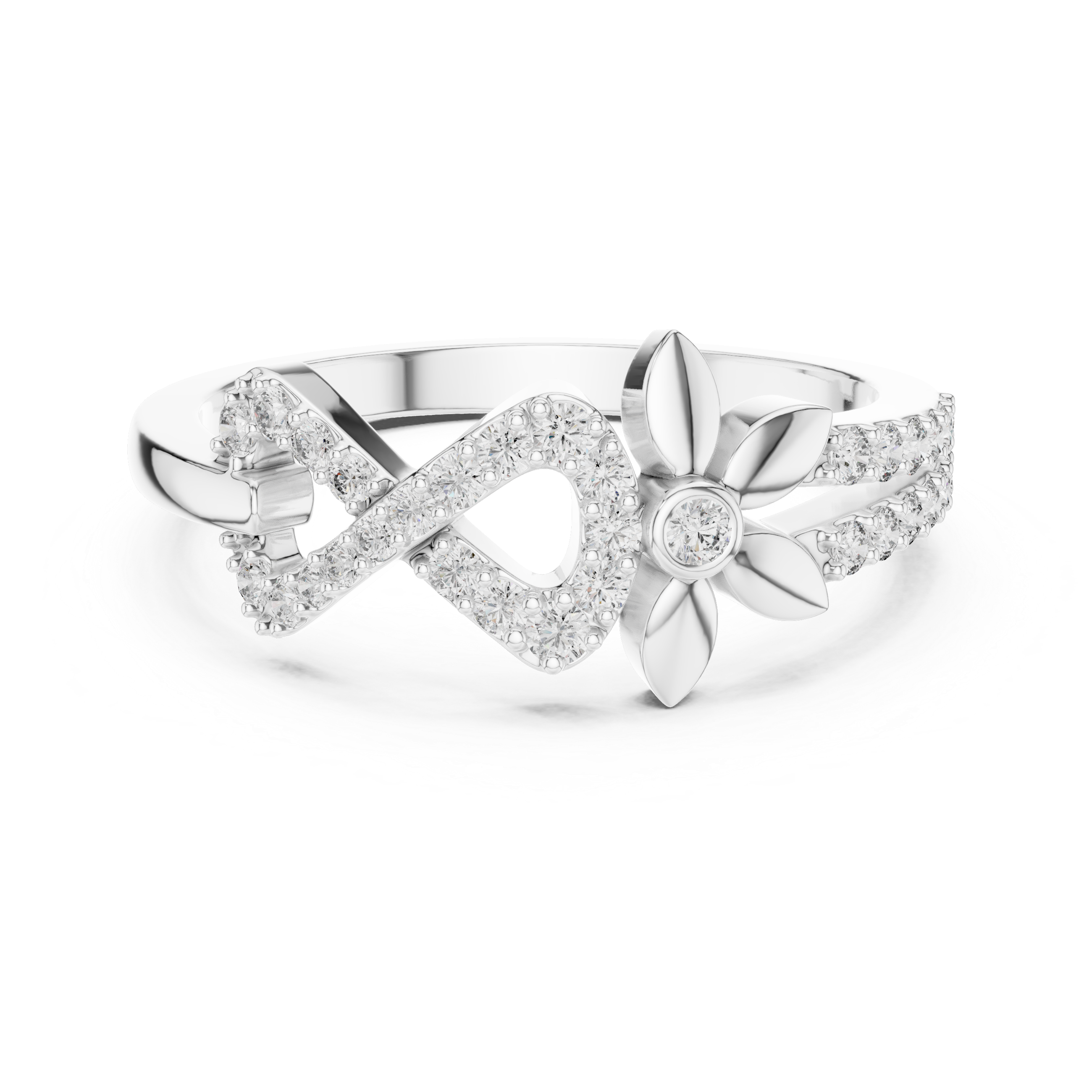 Diamond Enchanted Bow Ring