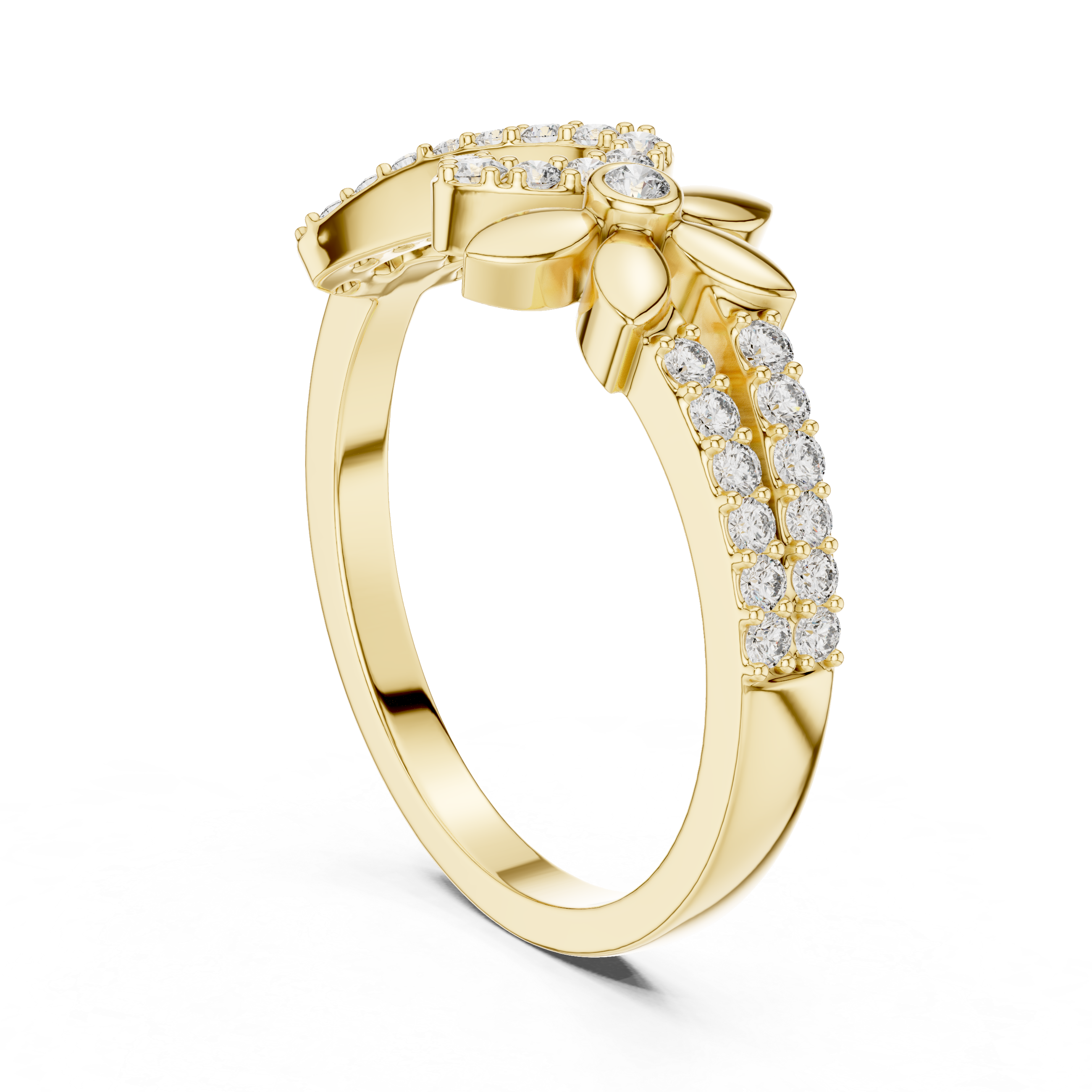 Diamond Enchanted Bow Ring