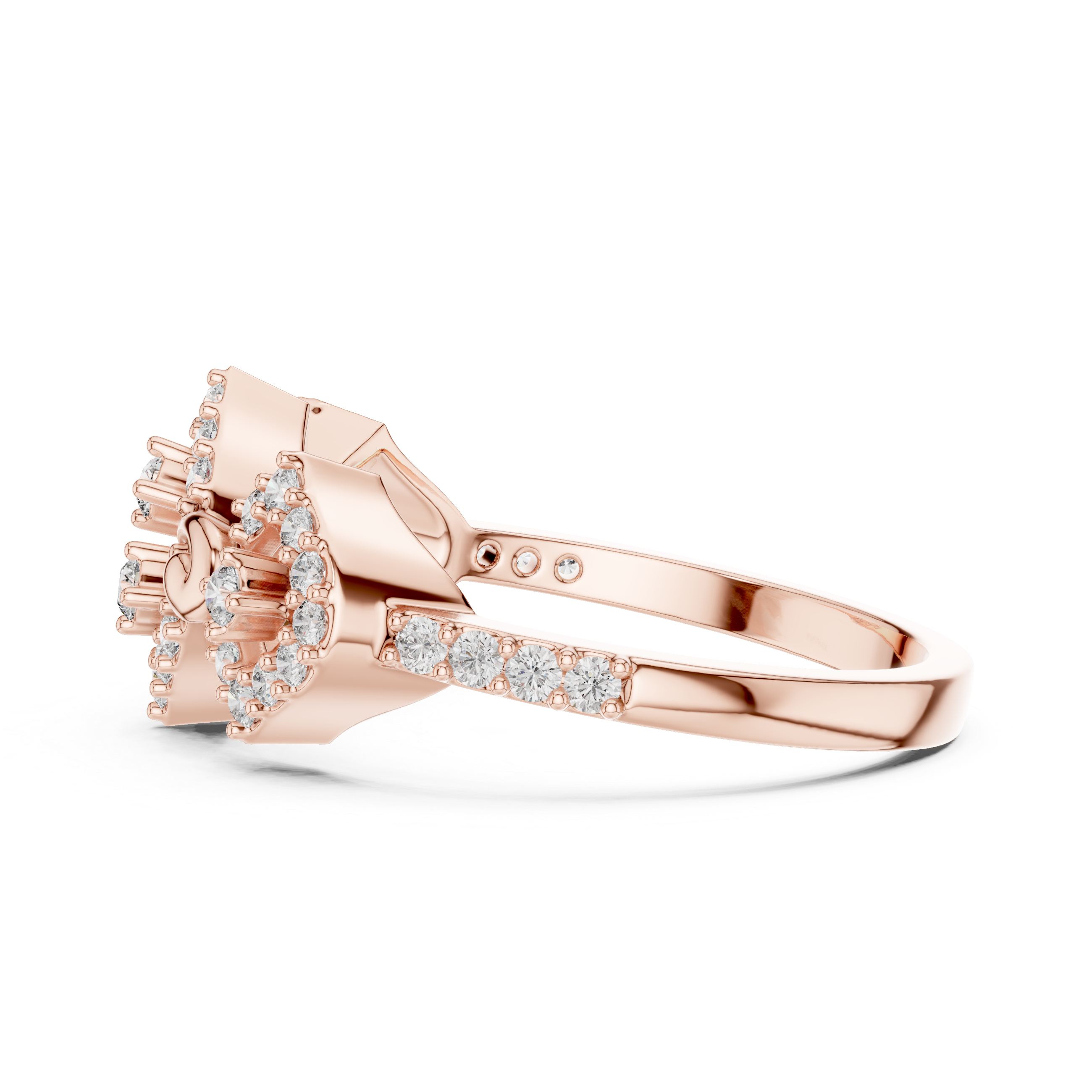 “Whispers of Stars: A Rose Gold Elegance”
