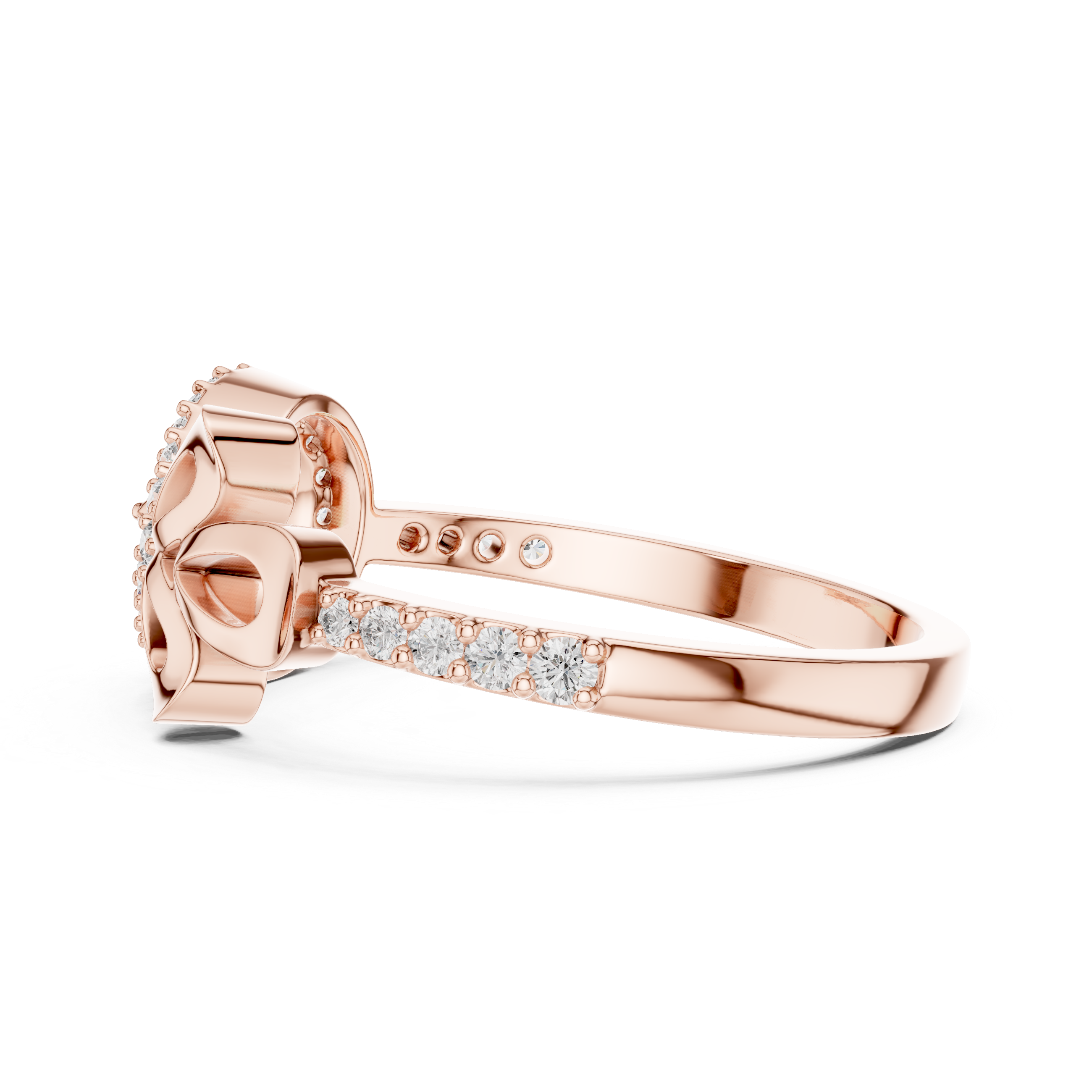 “Rose Gold Reverie: The Dance of Elegance and Light”