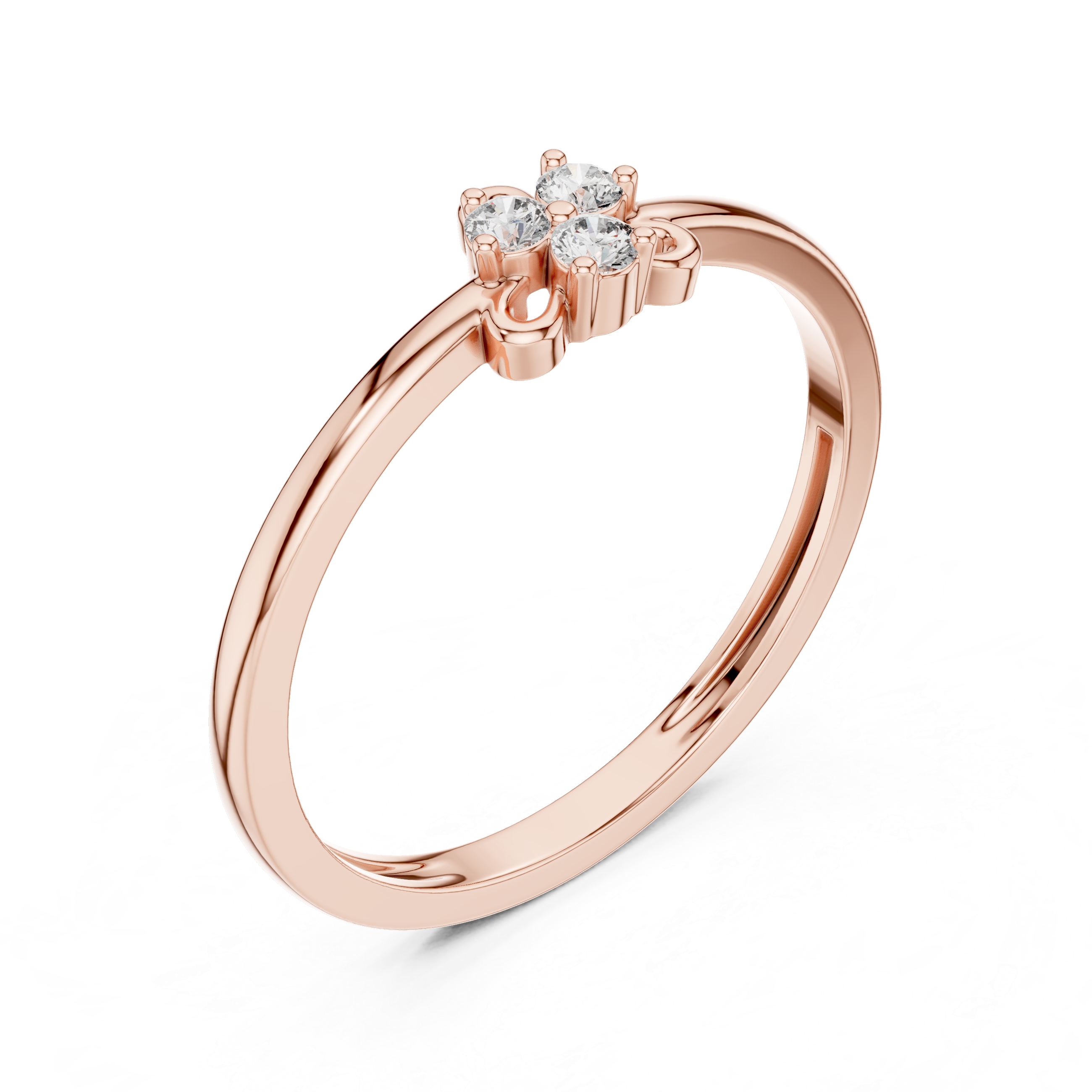 “Rose Gold Whisper: A Touch of Sparkle”