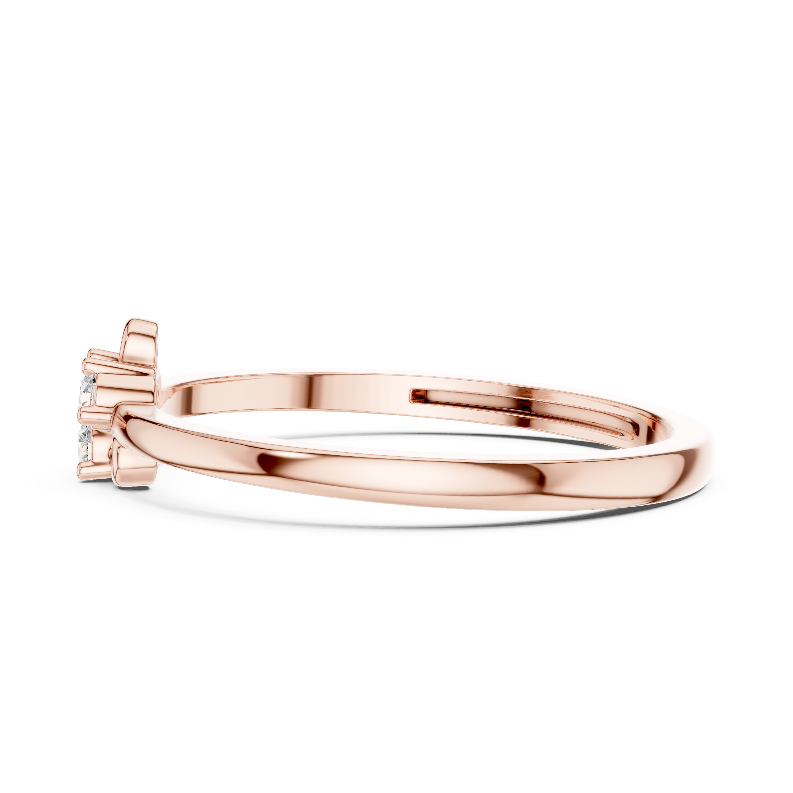 “Rose Gold Whisper: A Touch of Sparkle”