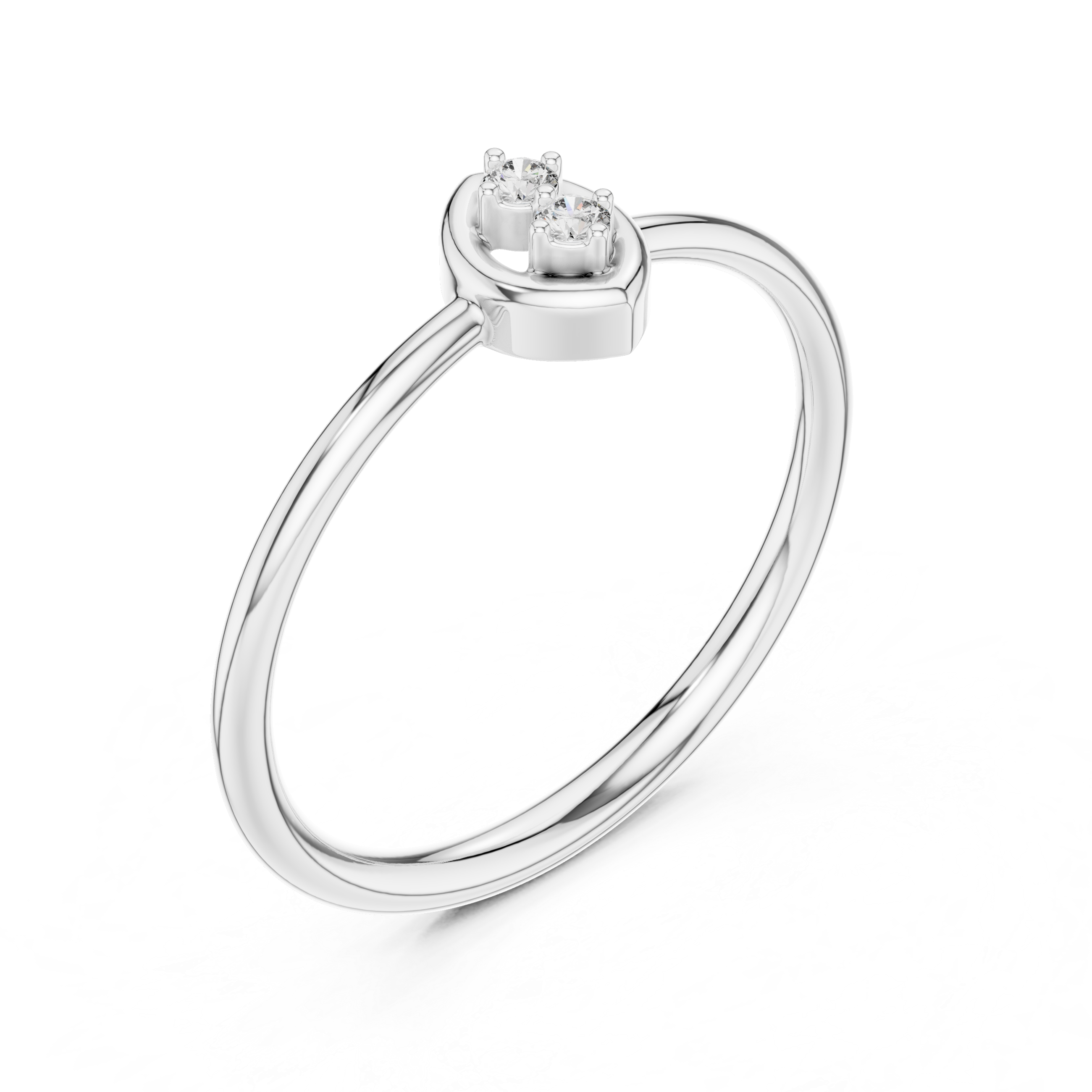 “Twin Glow: A Promise in Rose Gold”