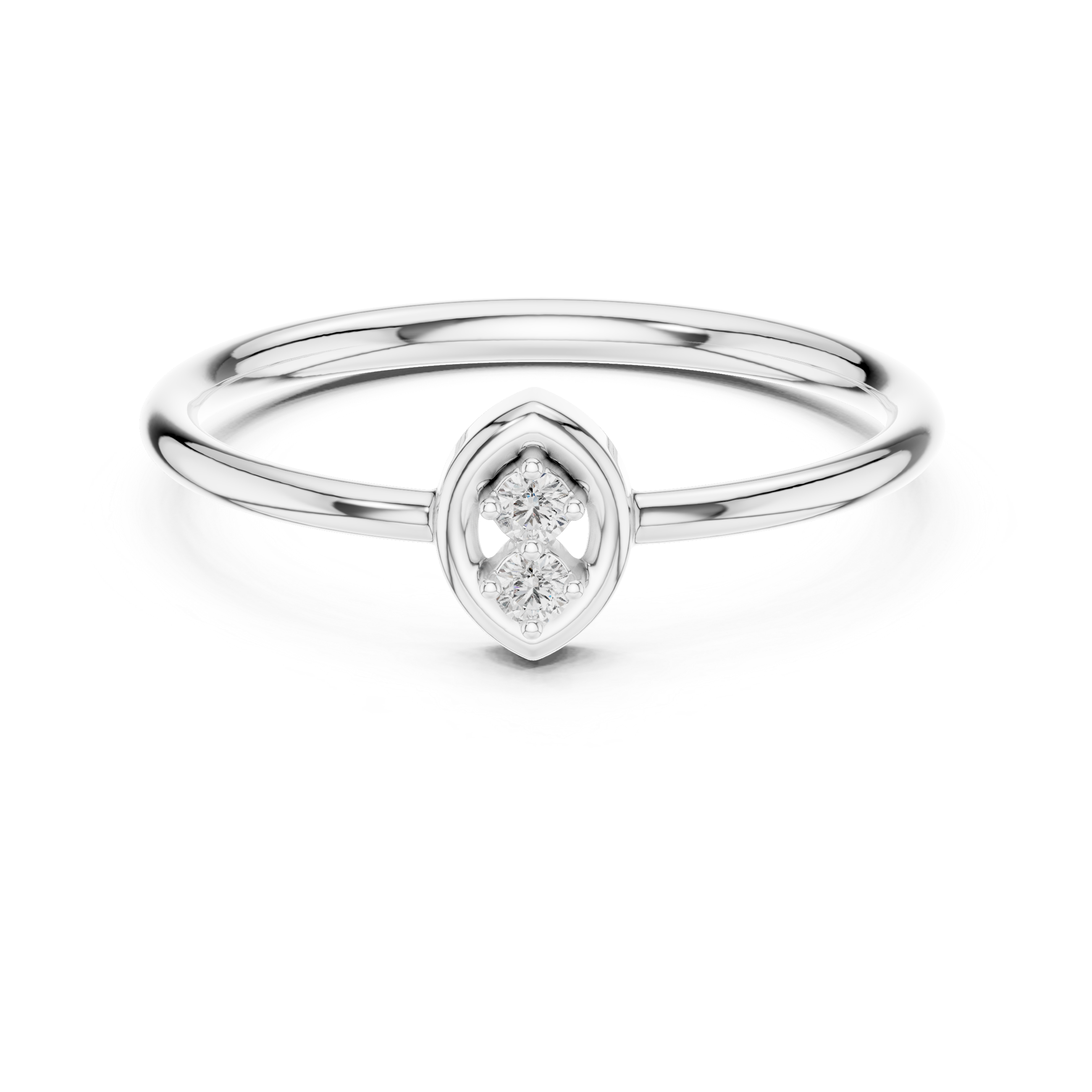 “Twin Glow: A Promise in Rose Gold”