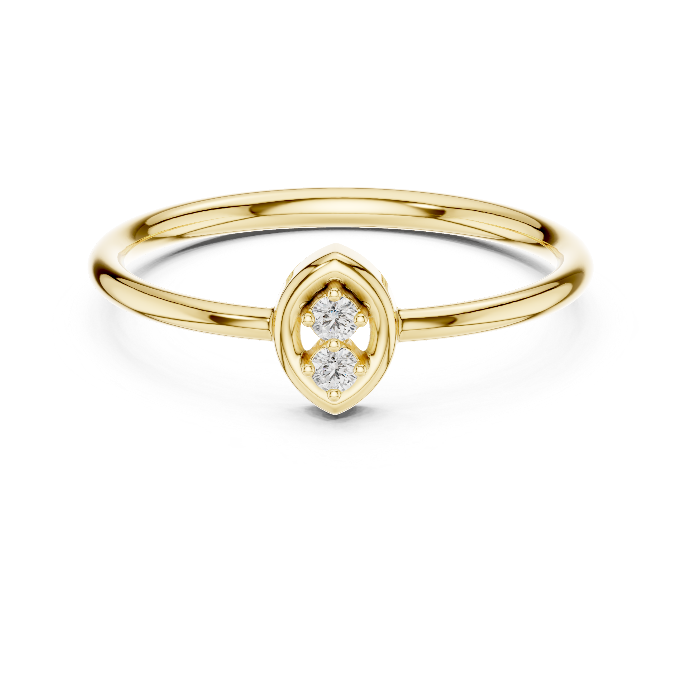 “Twin Glow: A Promise in Rose Gold”
