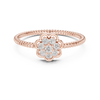 “Blossom Shine: A Rose Gold Bloom”