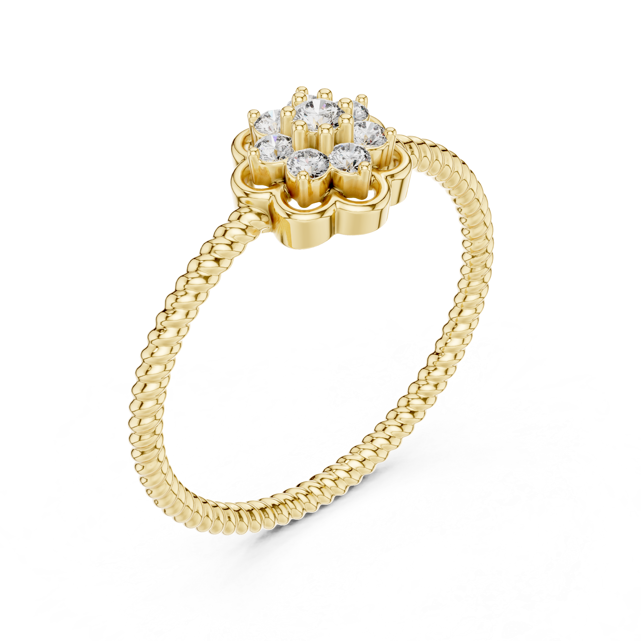“Blossom Shine: A Rose Gold Bloom”