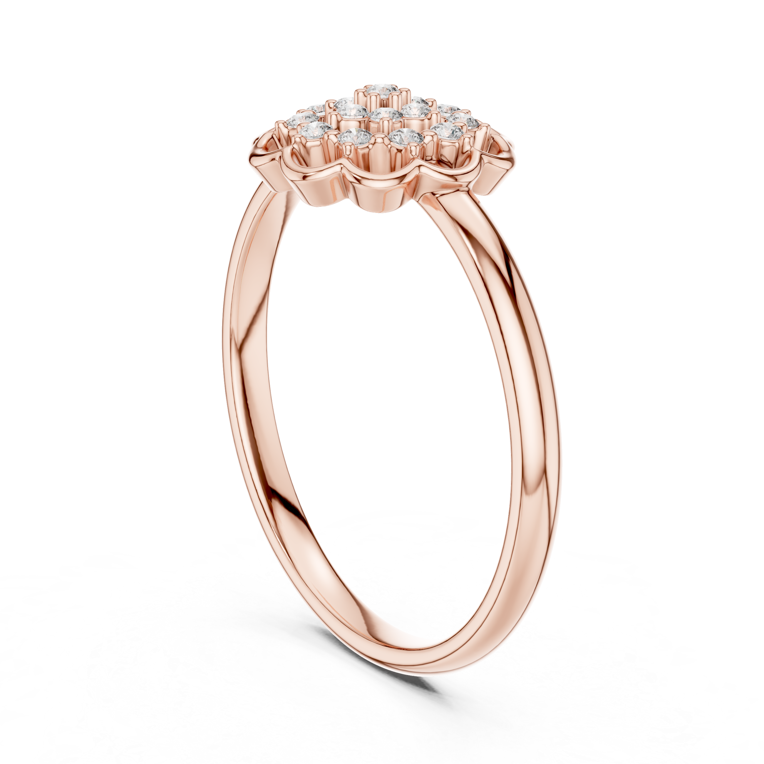 “Radiant Blossom: A Ring of Light”
