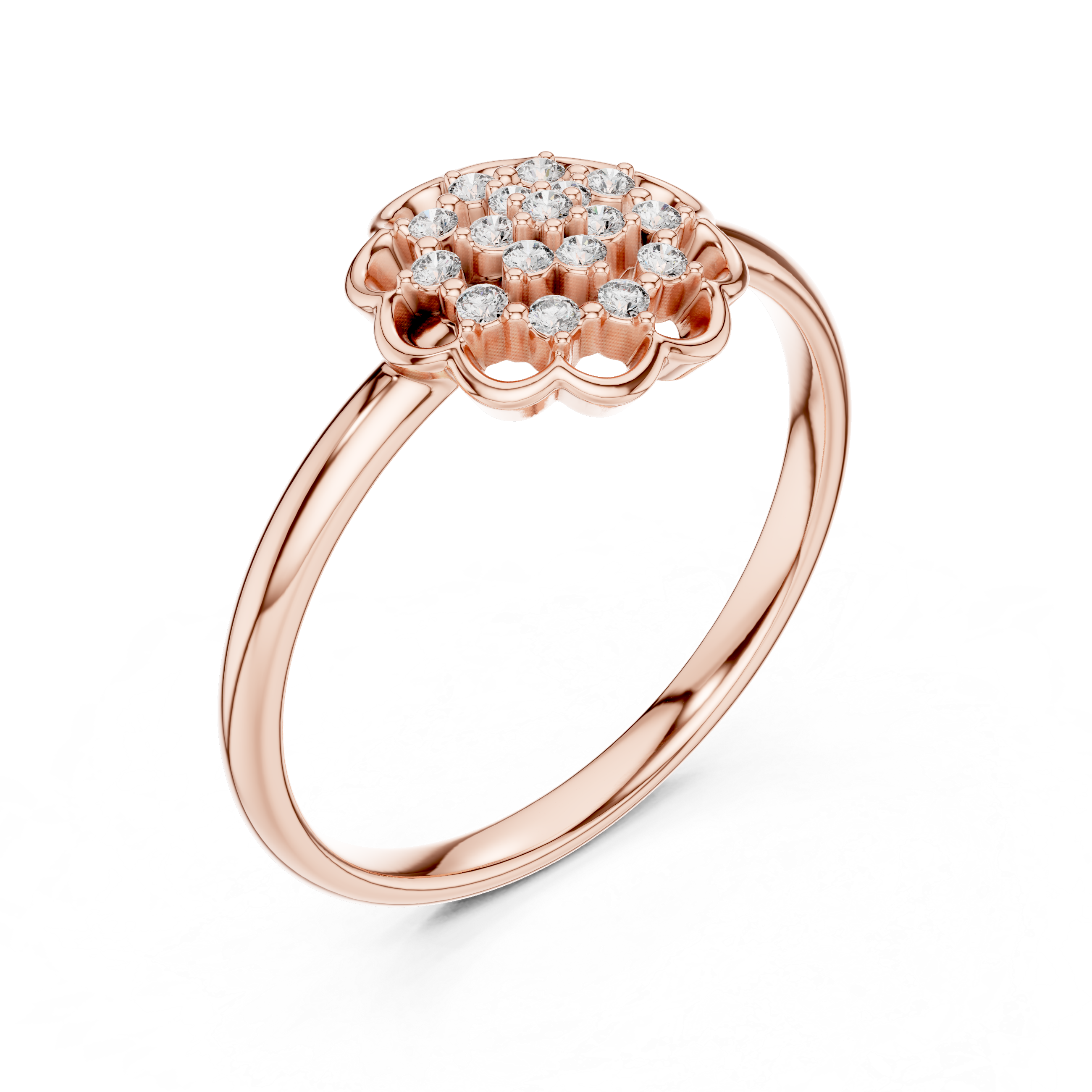 “Radiant Blossom: A Ring of Light”