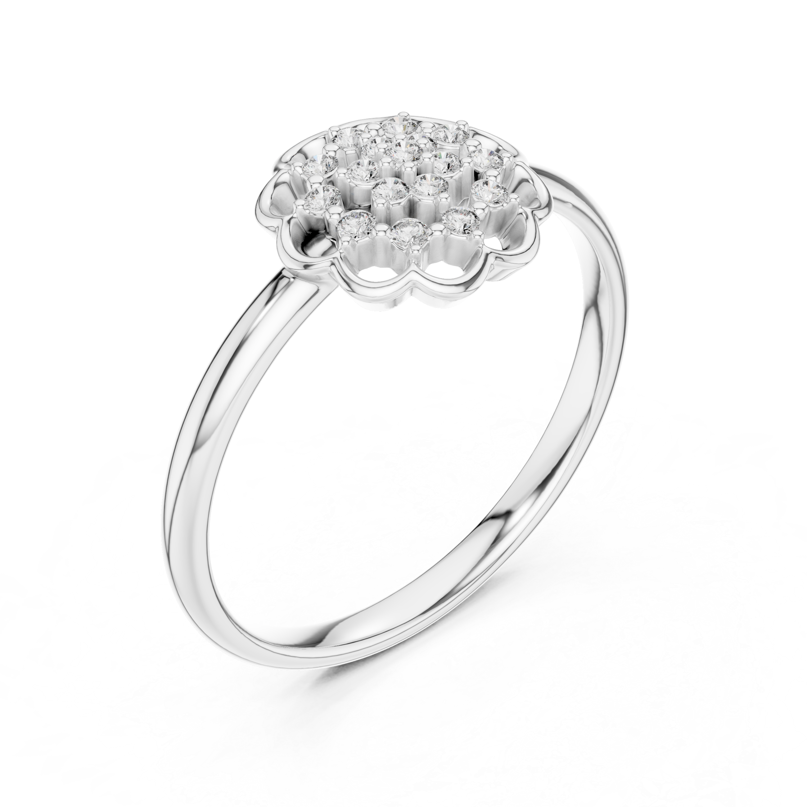 “Radiant Blossom: A Ring of Light”