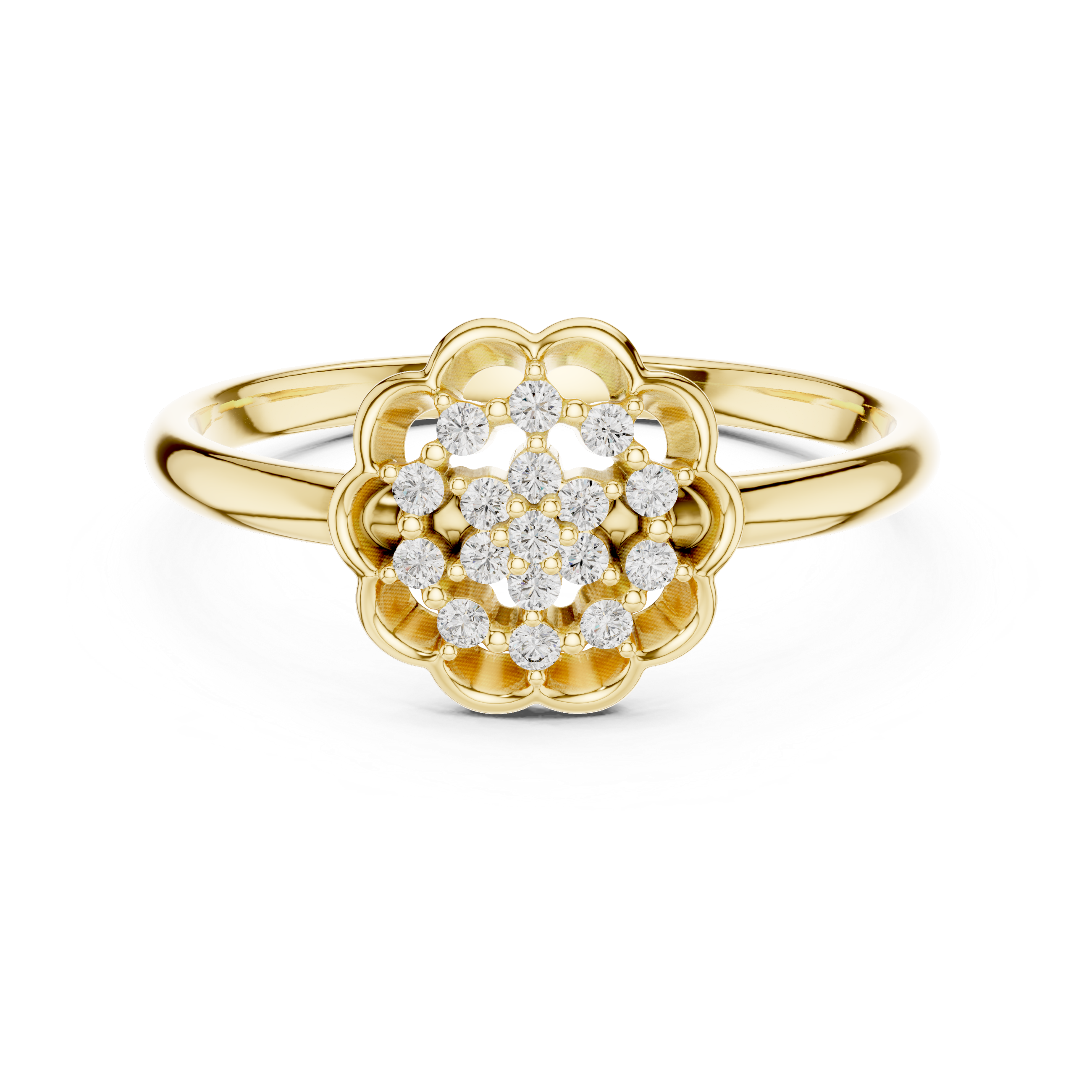 “Radiant Blossom: A Ring of Light”