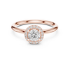 Blushing Glow Diamond Engagement Ring
