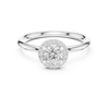 Blushing Glow Diamond Engagement Ring