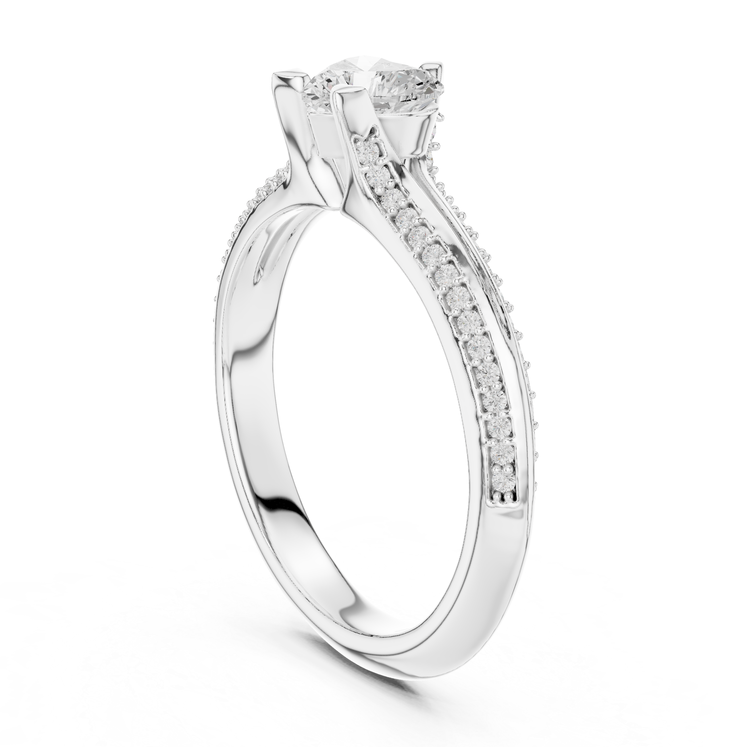 Classic Pav? Diamond Engagement Ring