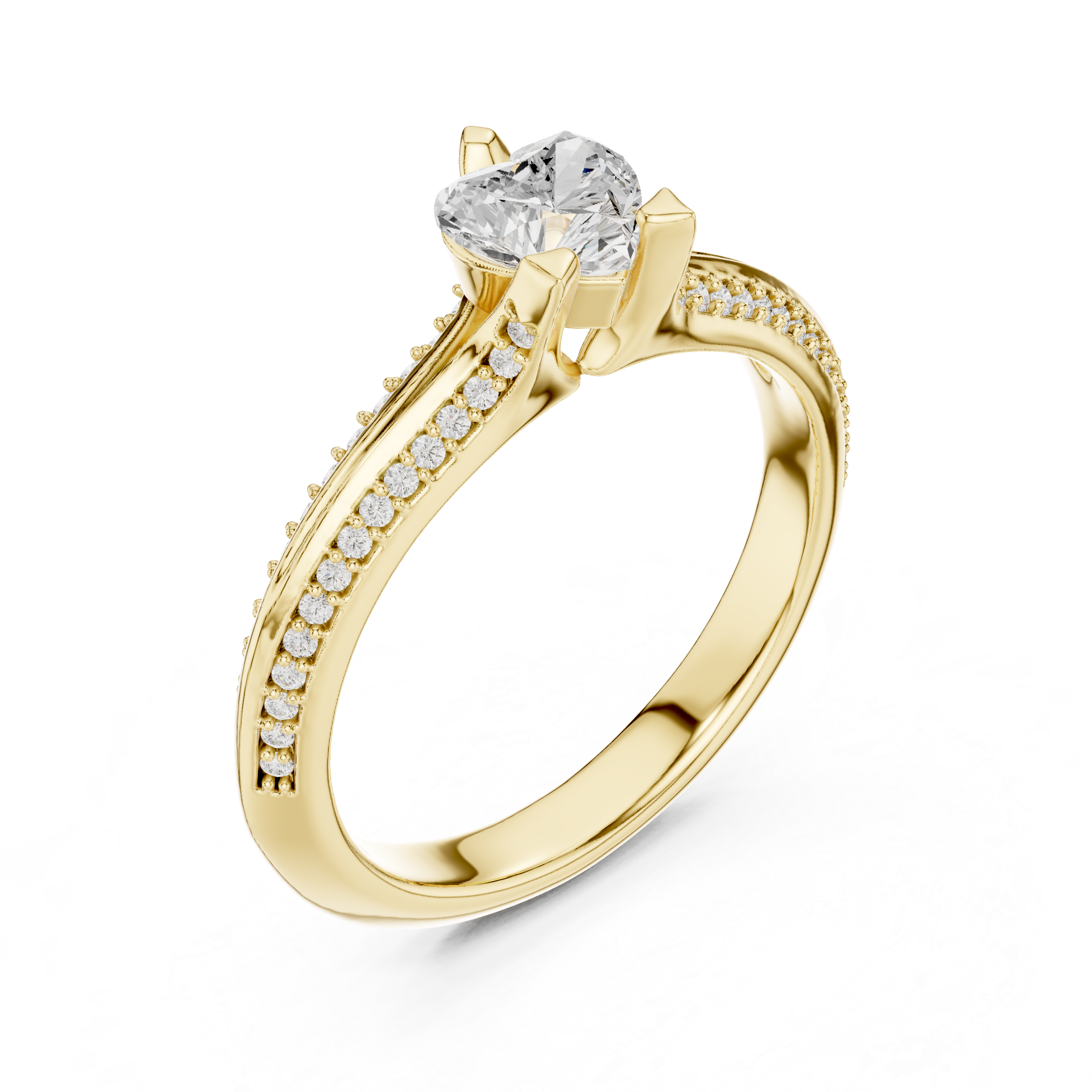 Classic Pav? Diamond Engagement Ring