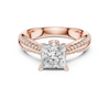 Timeless engagement ring with a classic solitaire