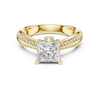 Timeless engagement ring with a classic solitaire