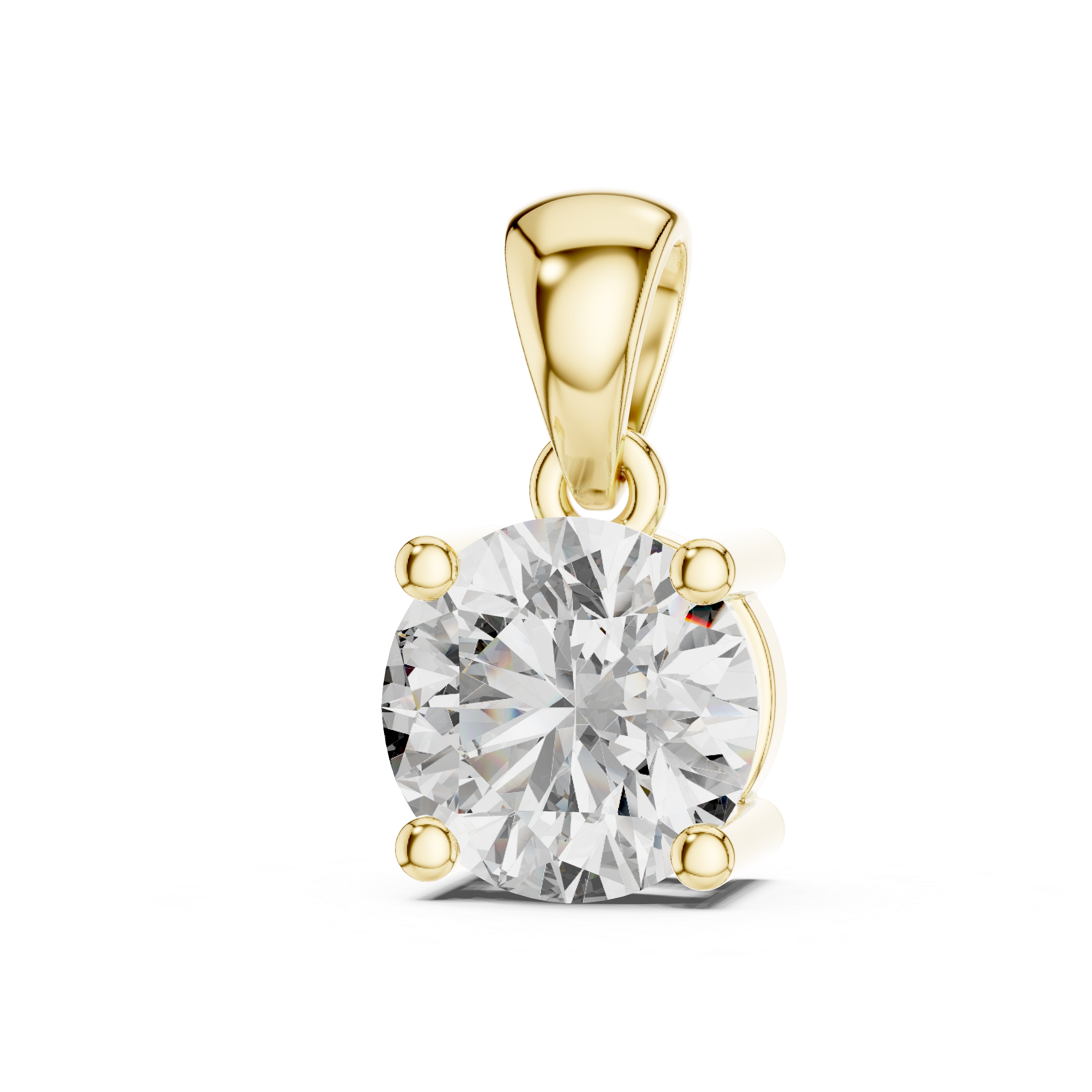 Classic Solitaire Diamond Pendant