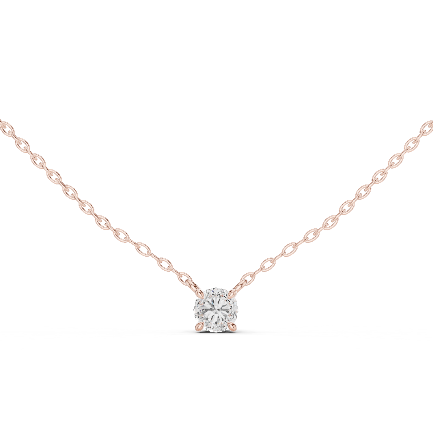 Harmony with a Round Diamond Centerpiece