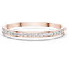Channel-Set Diamond Bangle Bracelet