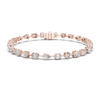 Multi-Cut Diamond Tennis Bracelet