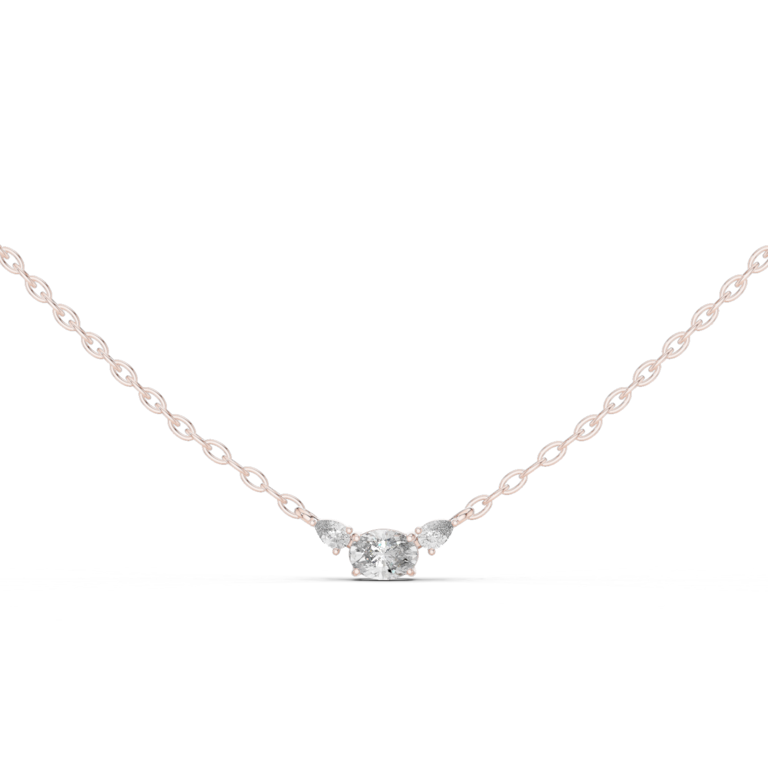Three-Stone Diamond Pendant