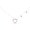 Open Heart Diamond Pendant Pendant